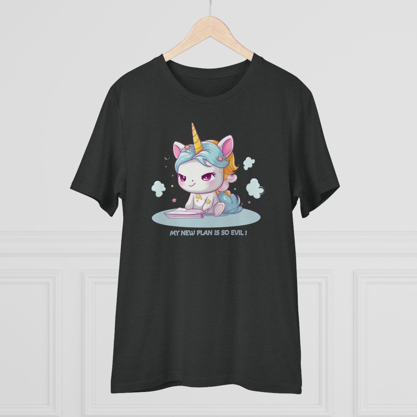 Kawaii and Bad Unicorn T-Shirt - Unleash Your Mischievous Style with Eco-Friendliness