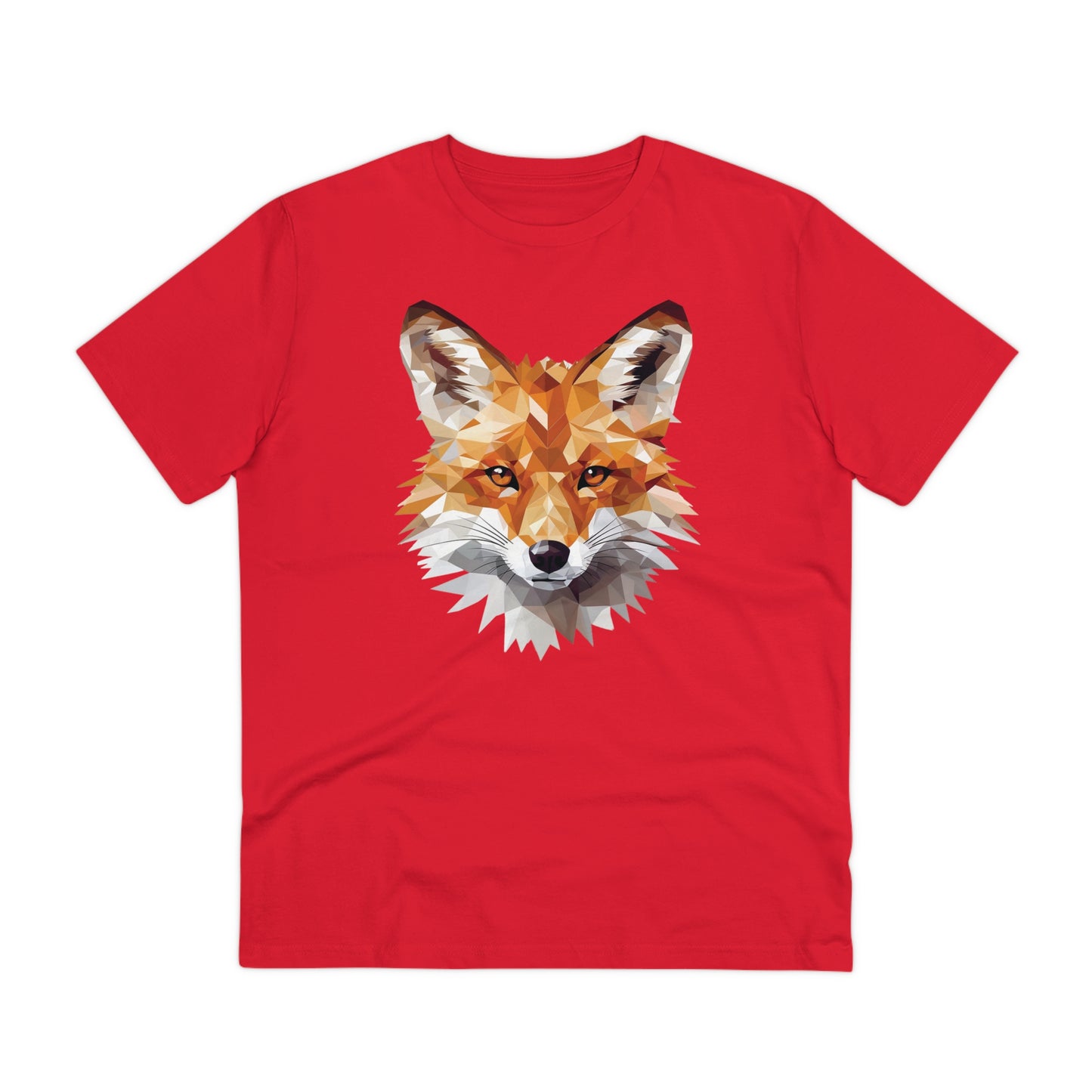 Fox Polygonal T-Shirt - Embrace Sly Charm