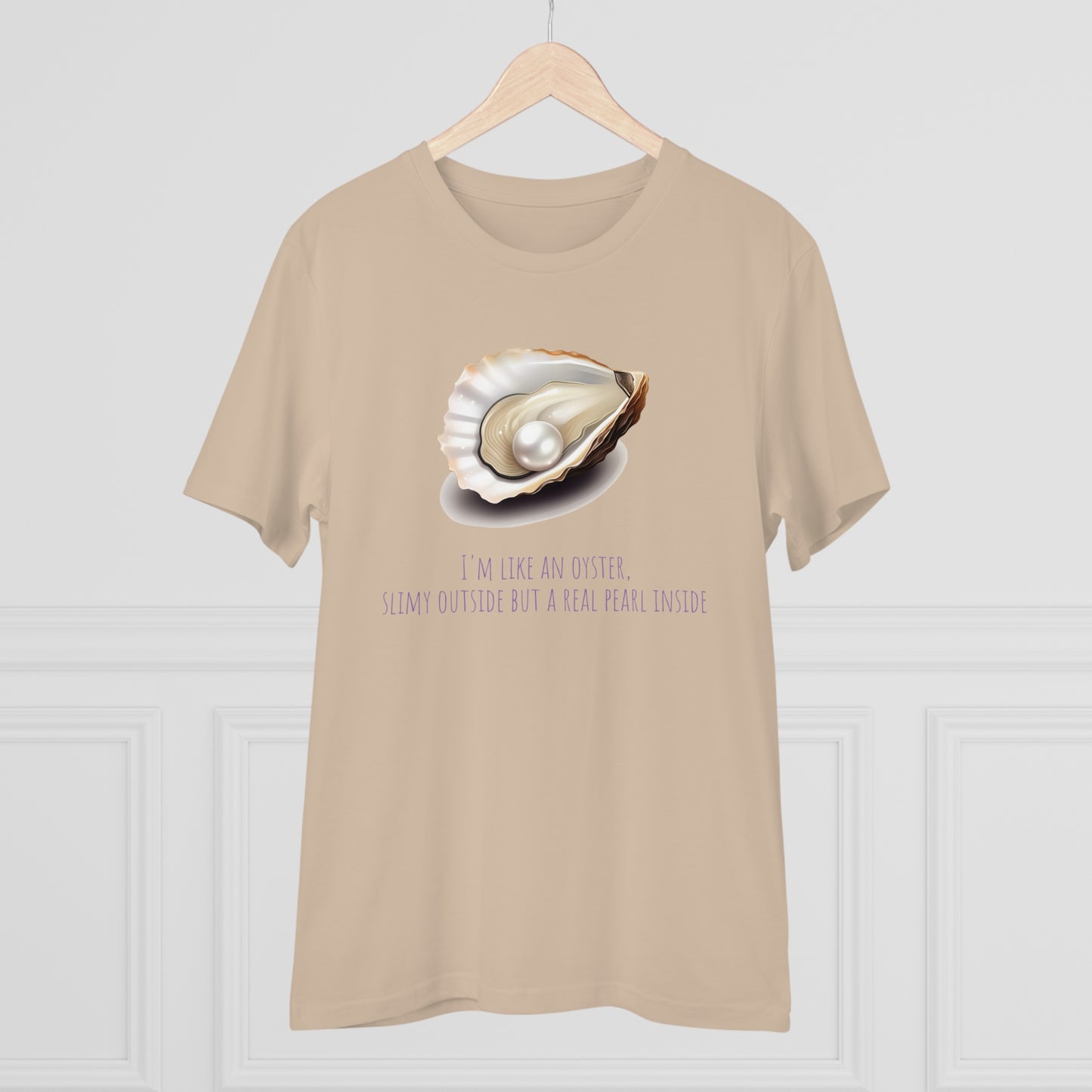 Eco-Friendly Pearl Oyster T-shirt: Celebrate Inner Beauty