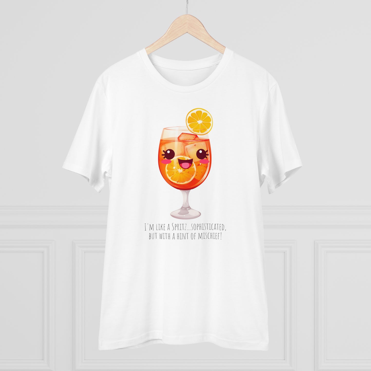 Cute and Mischievous Spritz Glass T-Shirt | Fun and Sophisticated Design