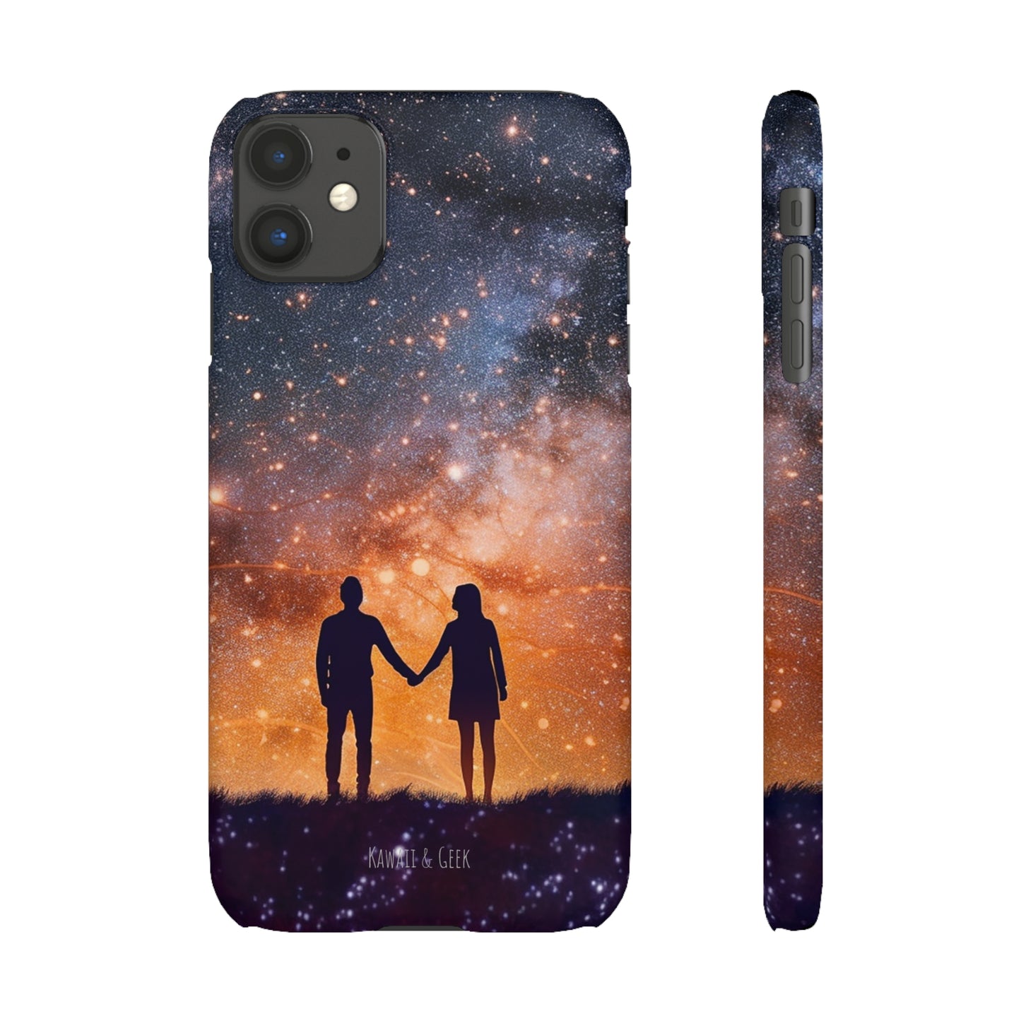 Starry Night Lovers Phone Case - Embrace the Beauty of the Night Sky