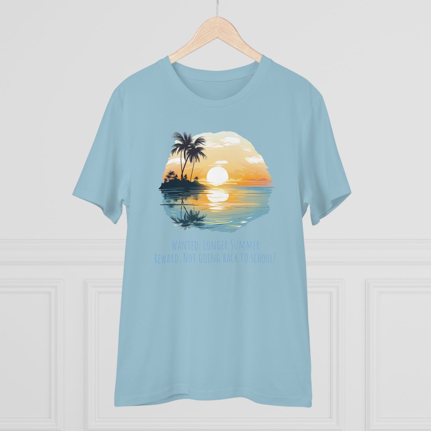 Eco-Friendly Sunset Beach T-shirt : Longer Summer Plea