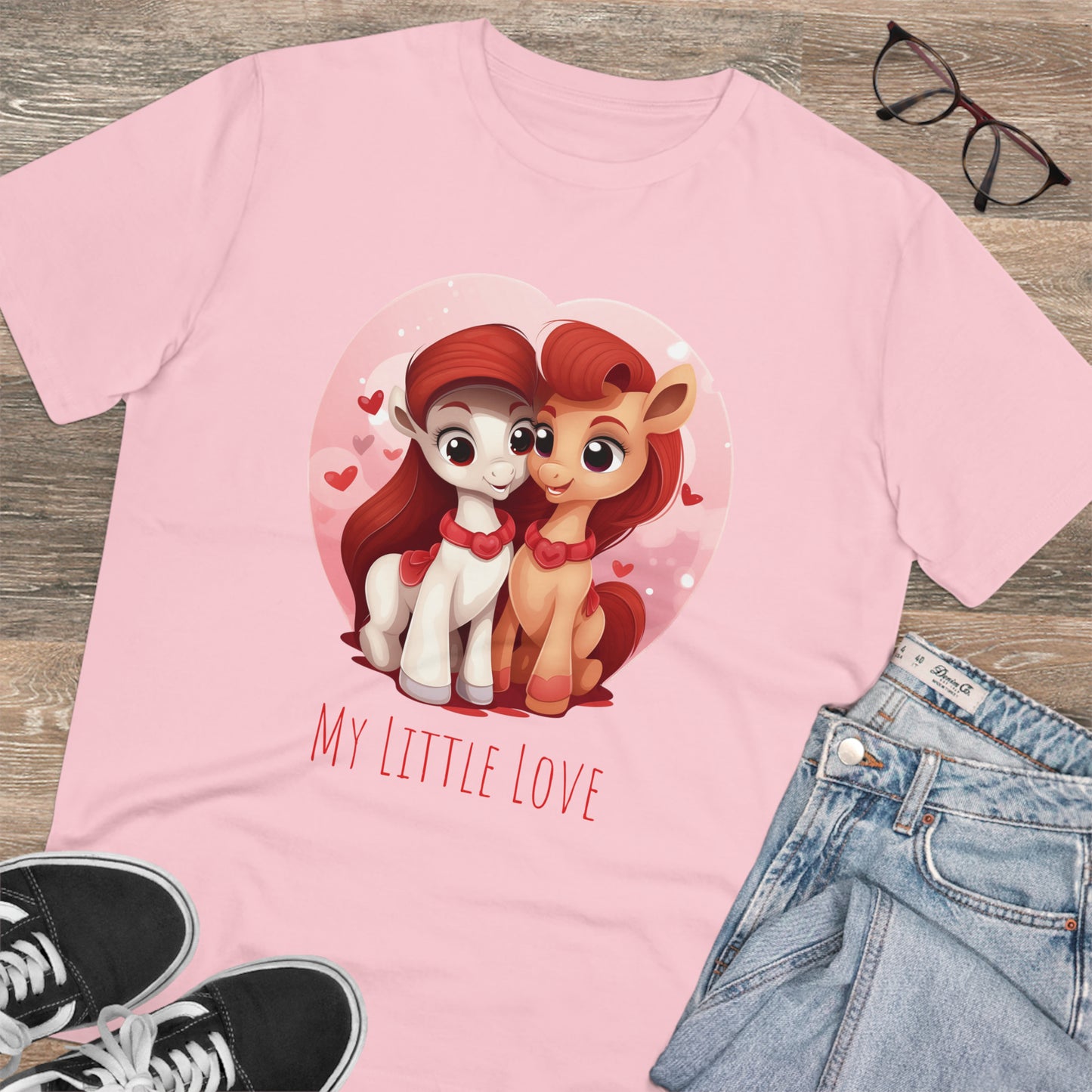 Eco-Friendly My Little Pony-Style Couple T-shirt - Valentine's Special