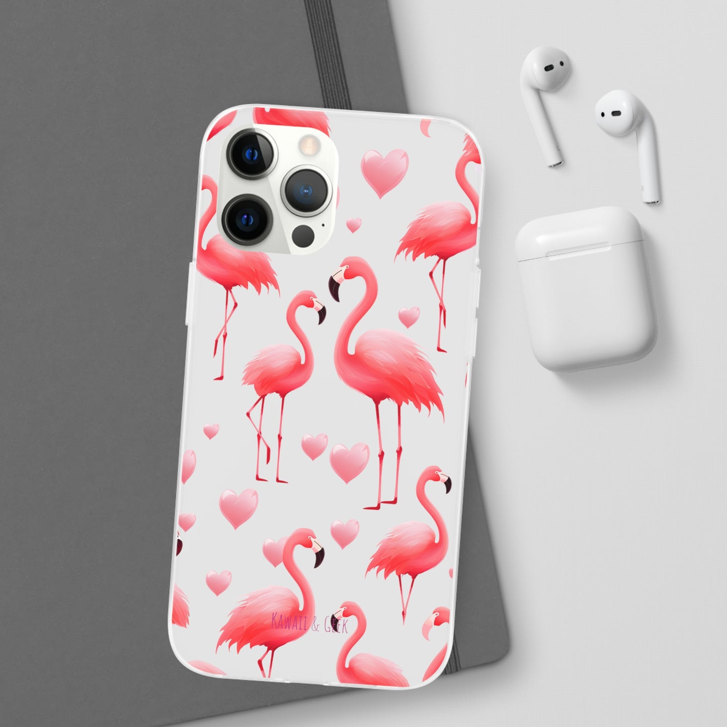 Pink Flamingo Elegance Flexi Phone case