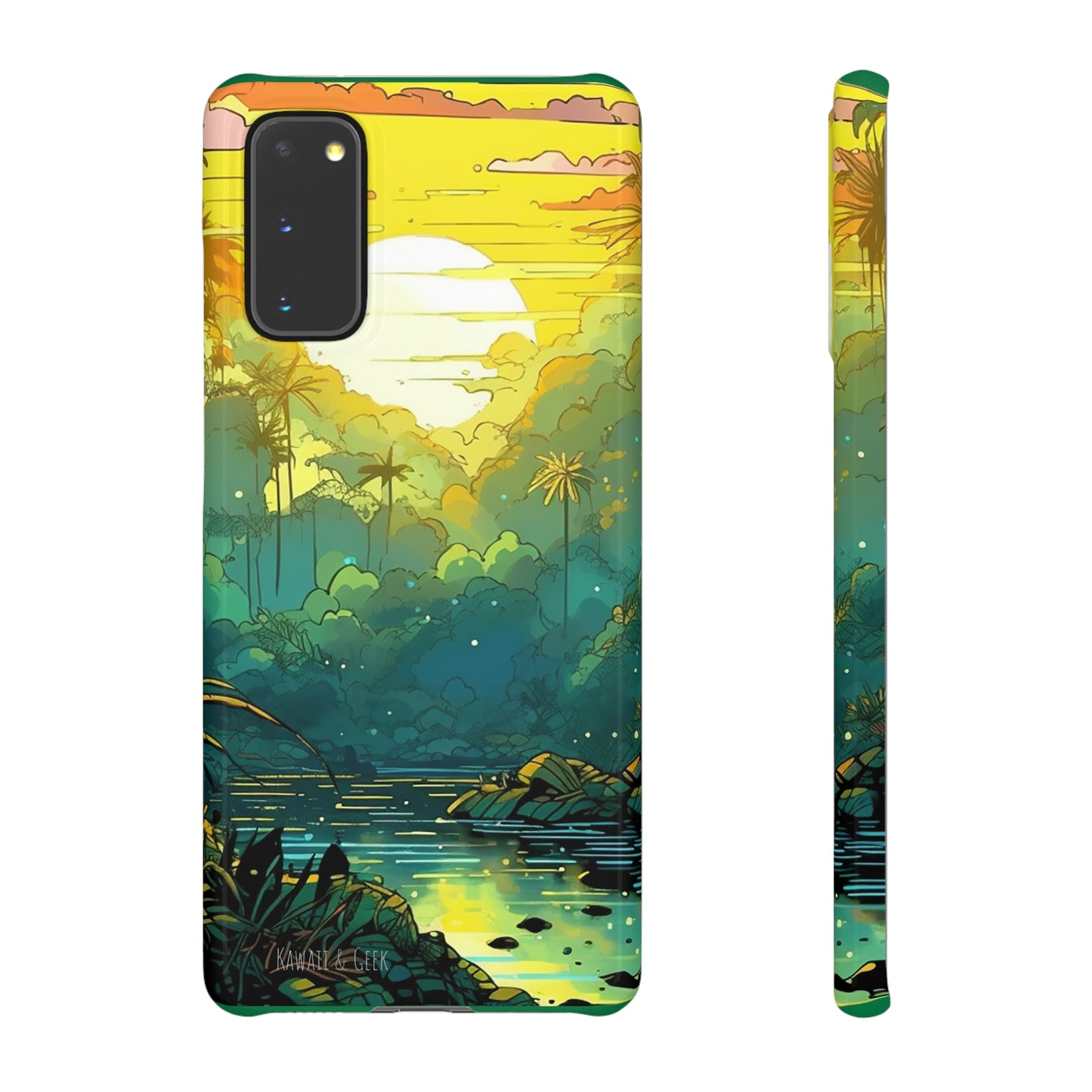 Rainforest at Sunset Phone Case - Capture the Serenity of Nature on Your Device