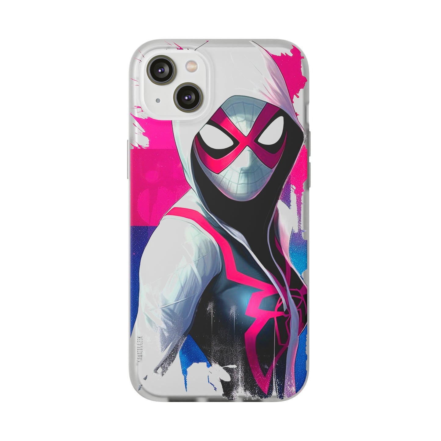 Spider Gwen in Flexi Phone Case - Add Some Colorful and Heroic Style to Your Phone