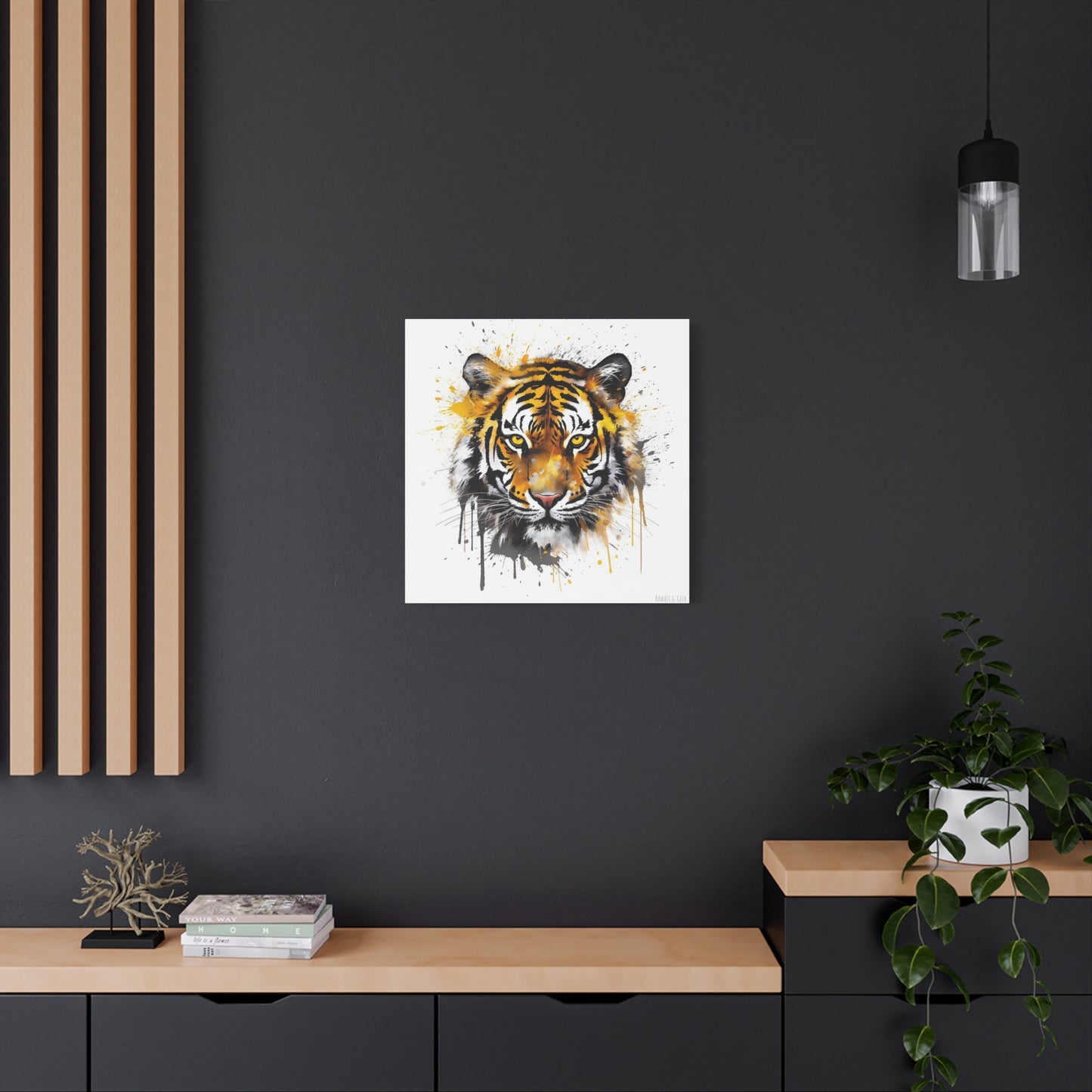 Fearless Tiger Canvas - Embrace the Majestic Power of Nature