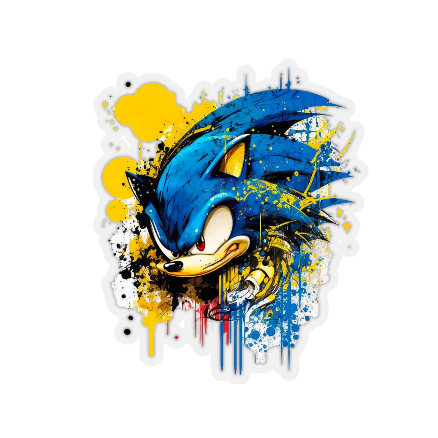 Sonic Sticker - Add Some Fun and Colorful Style to Your Tech