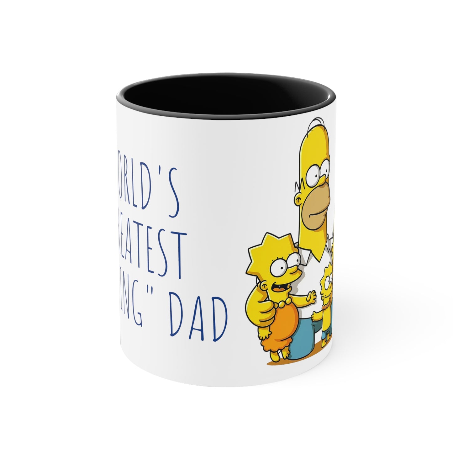 Homer Simpsons with Kids Mug : World's Greatest 'Trying' Dad - Father's Day Special