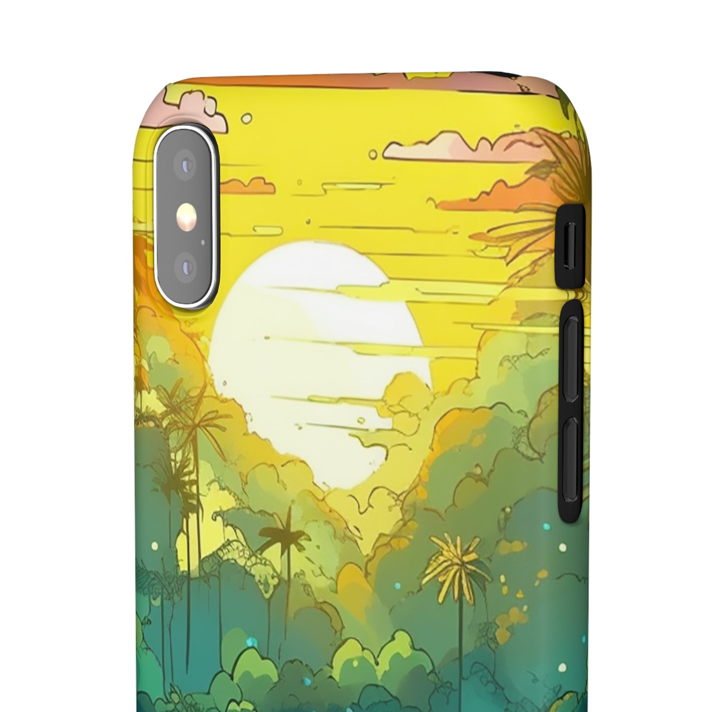 Rainforest at Sunset Phone Case - Capture the Serenity of Nature on Your Device