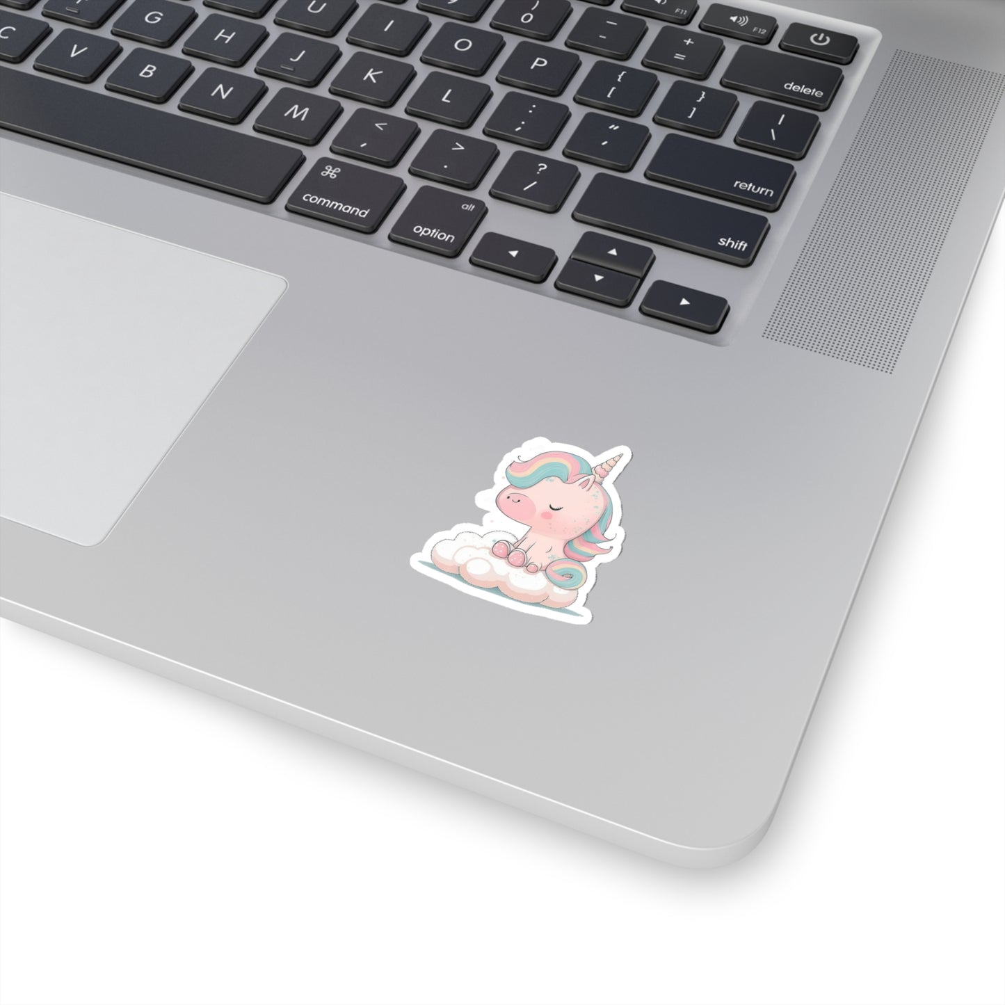 Cute Unicorn Sleeping Sticker - Add Some Whimsy and Fantasy to Your Tech