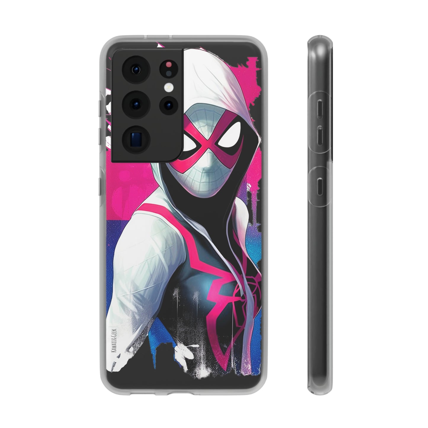 Spider Gwen in Flexi Phone Case - Add Some Colorful and Heroic Style to Your Phone