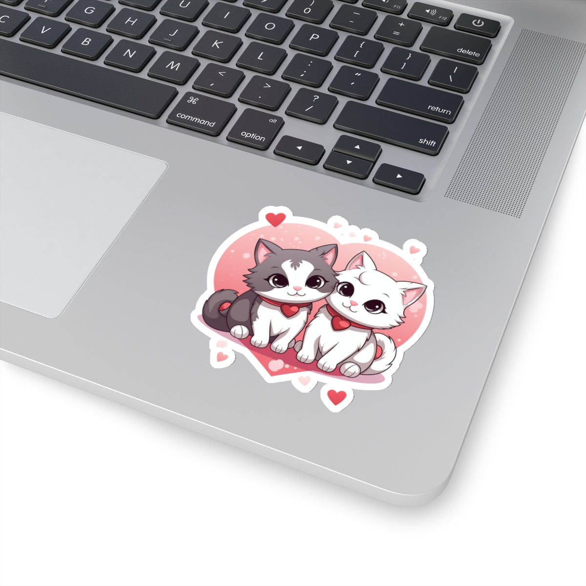 Valentine's Day Cute Cats Couple Sticker