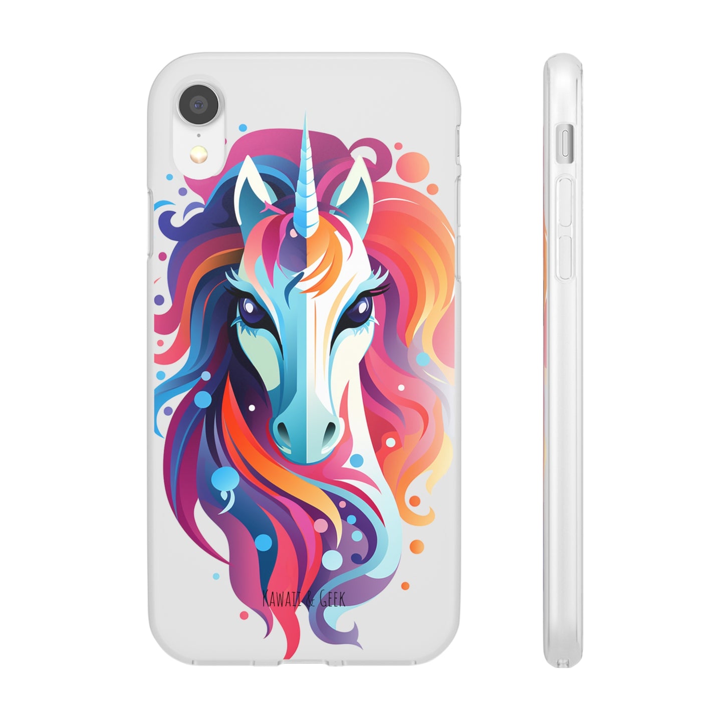 Ink Unicorn Flexi Transparent Phone Case