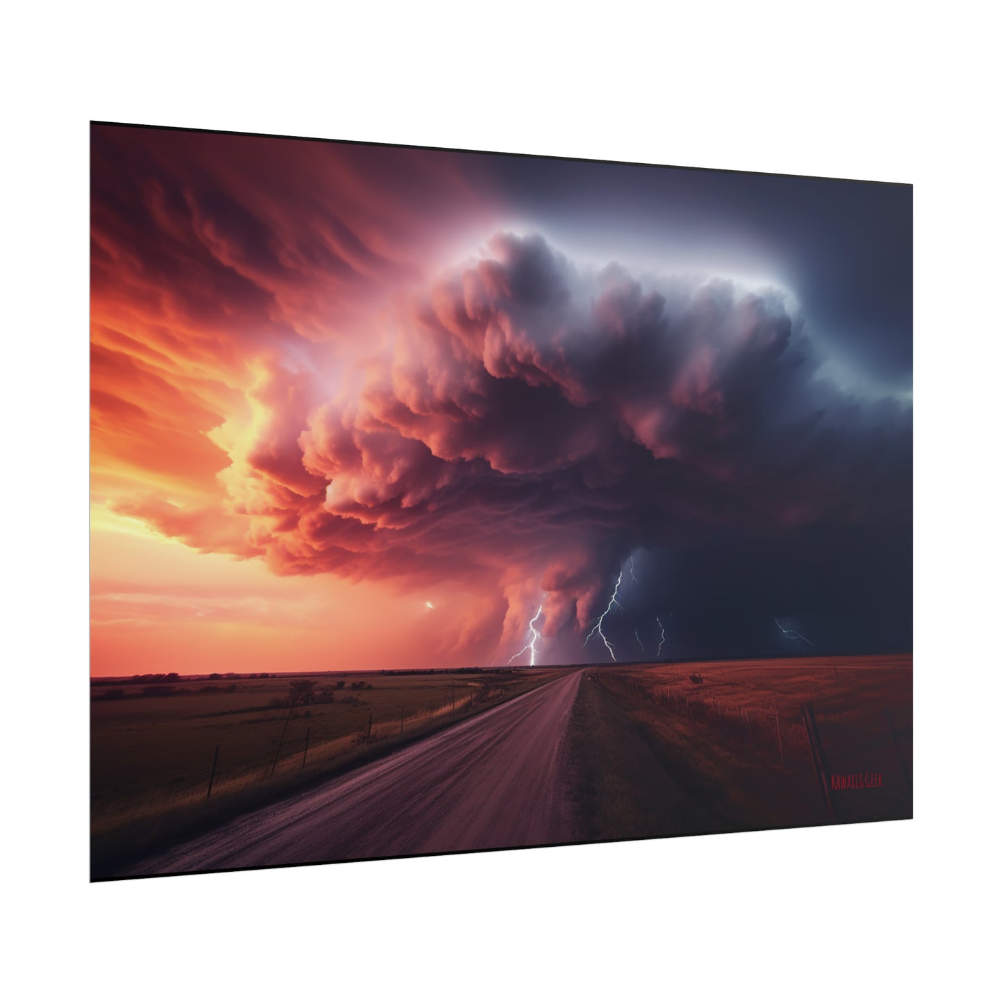 Unleash Nature's Fury: Supercell Storm Poster