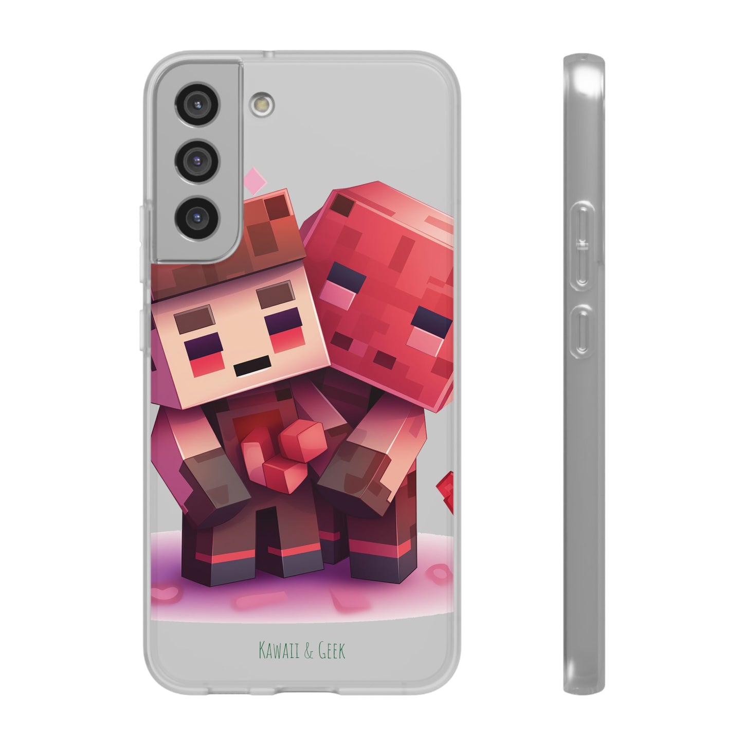 Phone Case - Lovers Minecraft Inspired Design