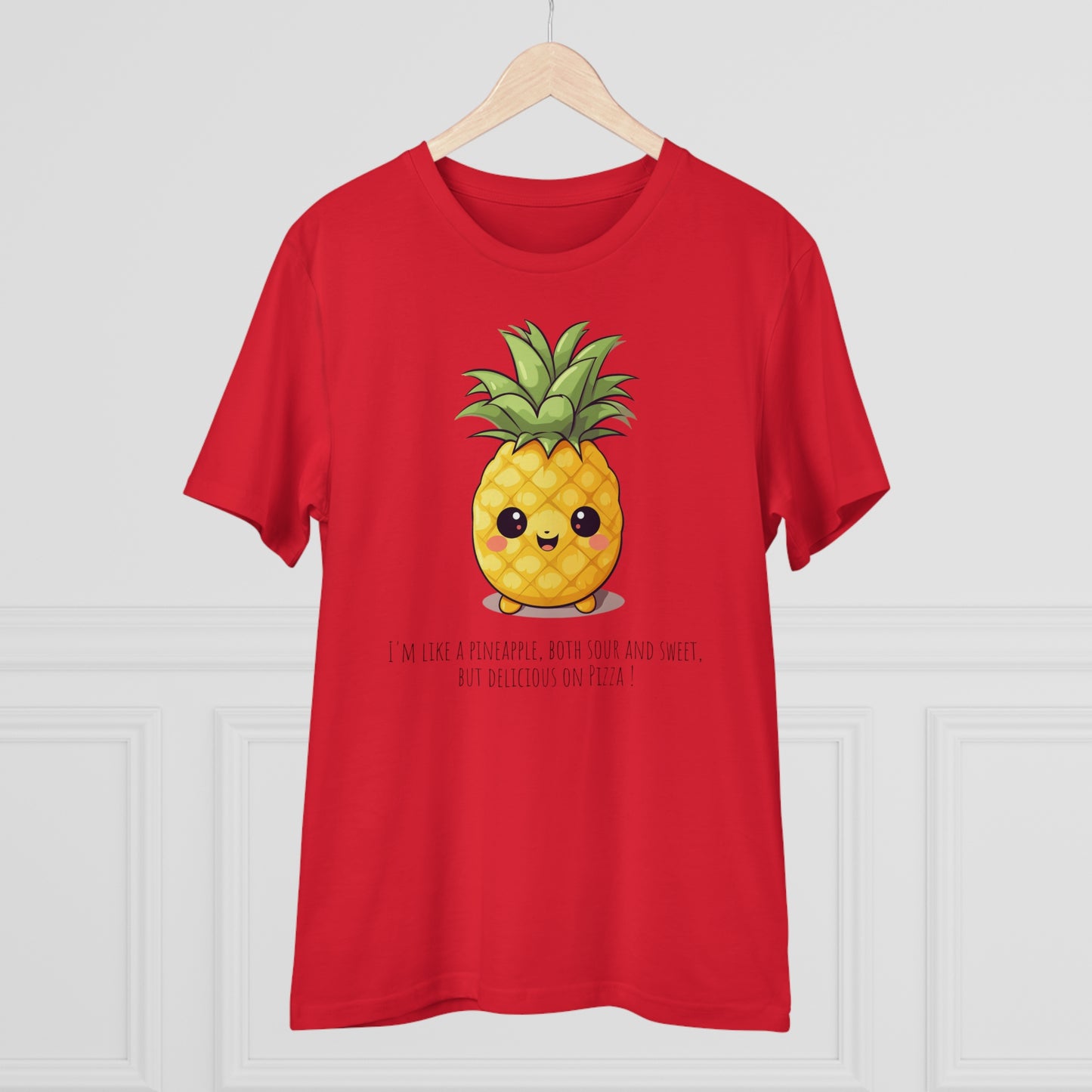 Eco-Friendly Pineapple T-Shirt with a Sweet & Sassy Slogan