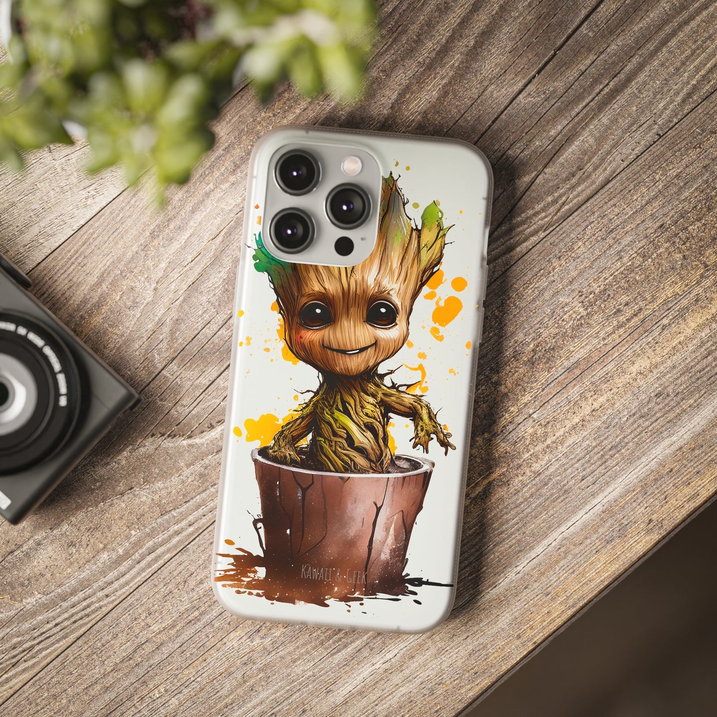 Baby Groot Flexi Phone Case - Add Adorable Charm to Your Device