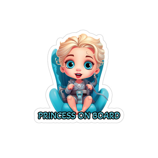 Baby on Board Car Sticker with Baby Elsa - Ride Along with Frozen Magic