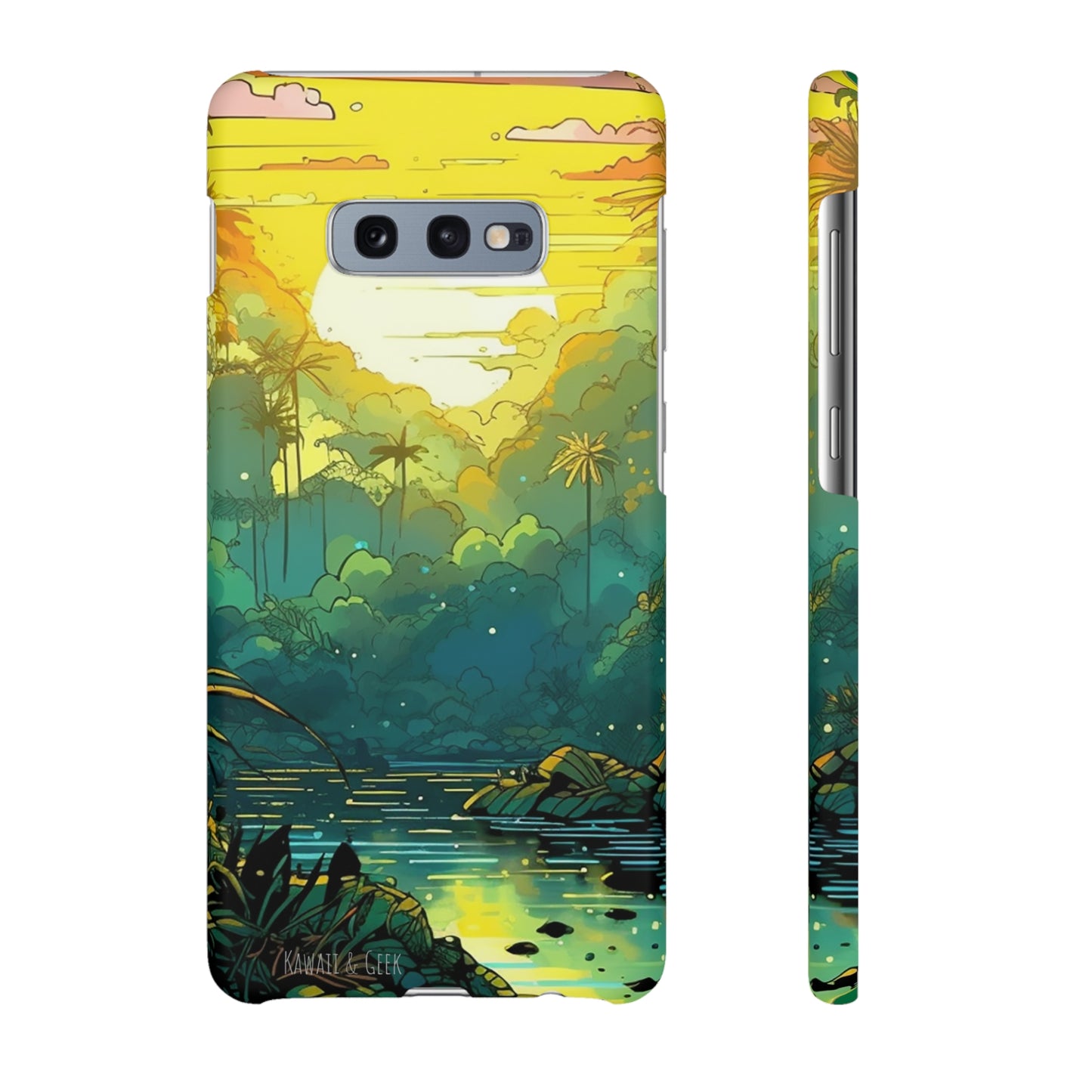 Rainforest at Sunset Phone Case - Capture the Serenity of Nature on Your Device