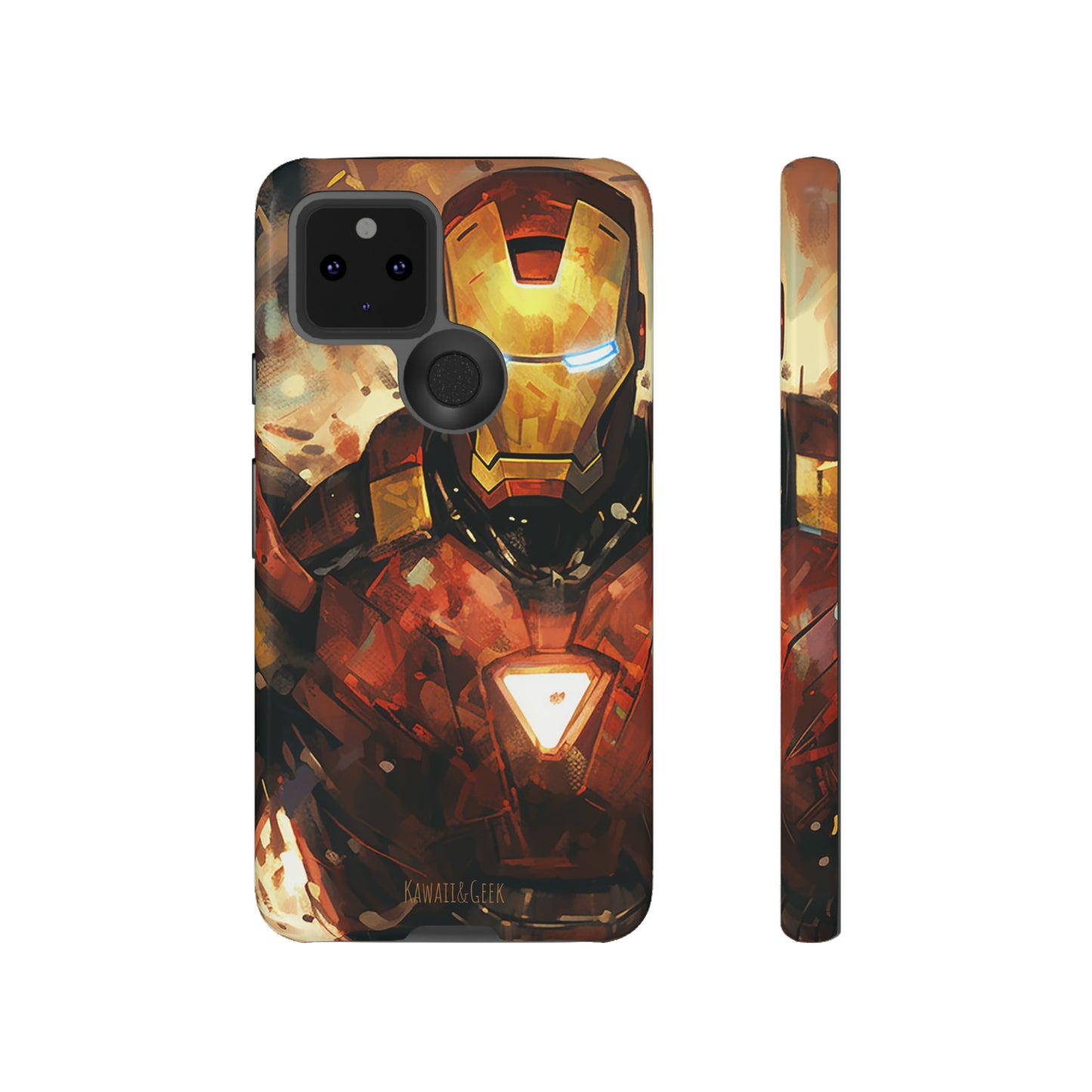 Iron Man Painting Tough Phone Case - Add Some Bold and Unique Style to Your Tech