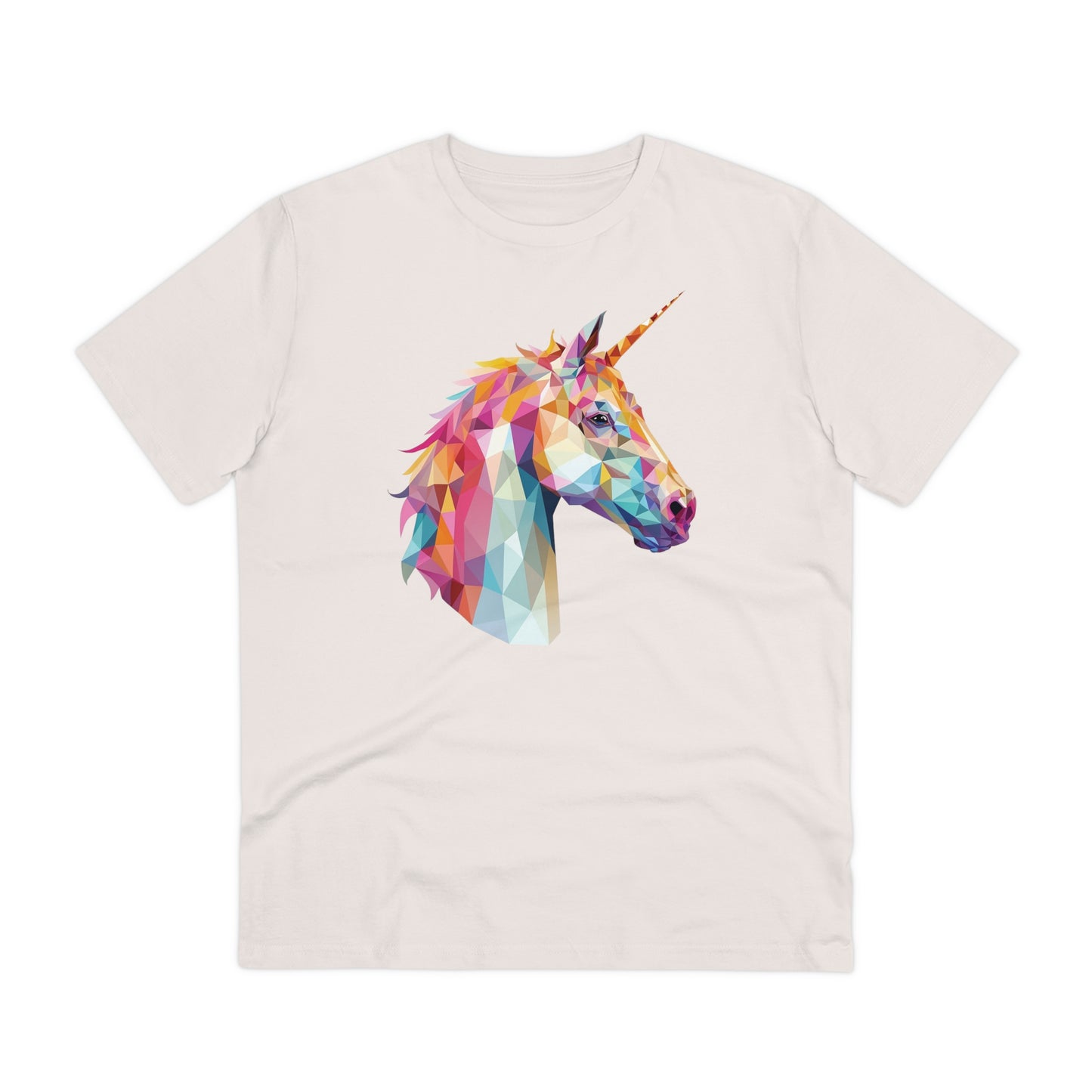 Unicorn Polygonal T-Shirt - Embrace Magical Elegance