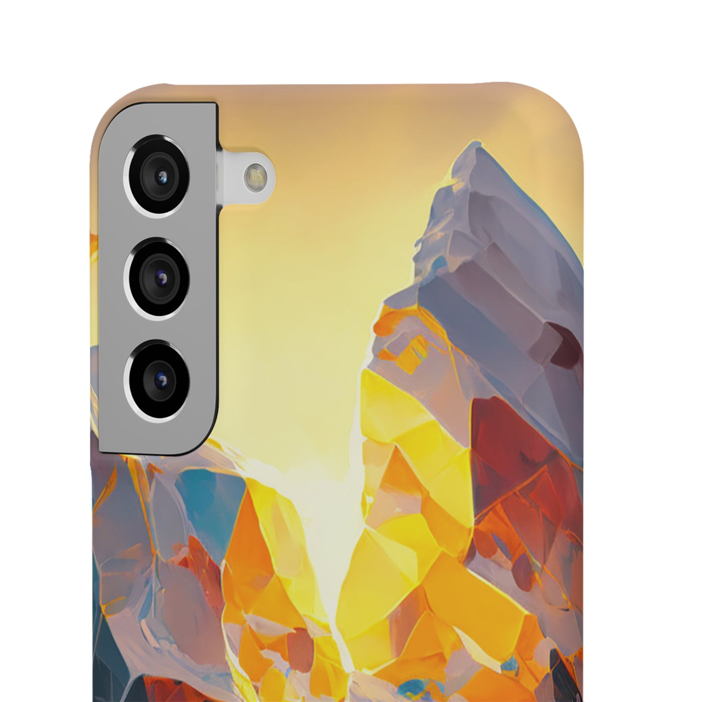 Arctic Landscape and Iceberg at Sunset Phone Case - Capture the Serenity of Nature on Your Device