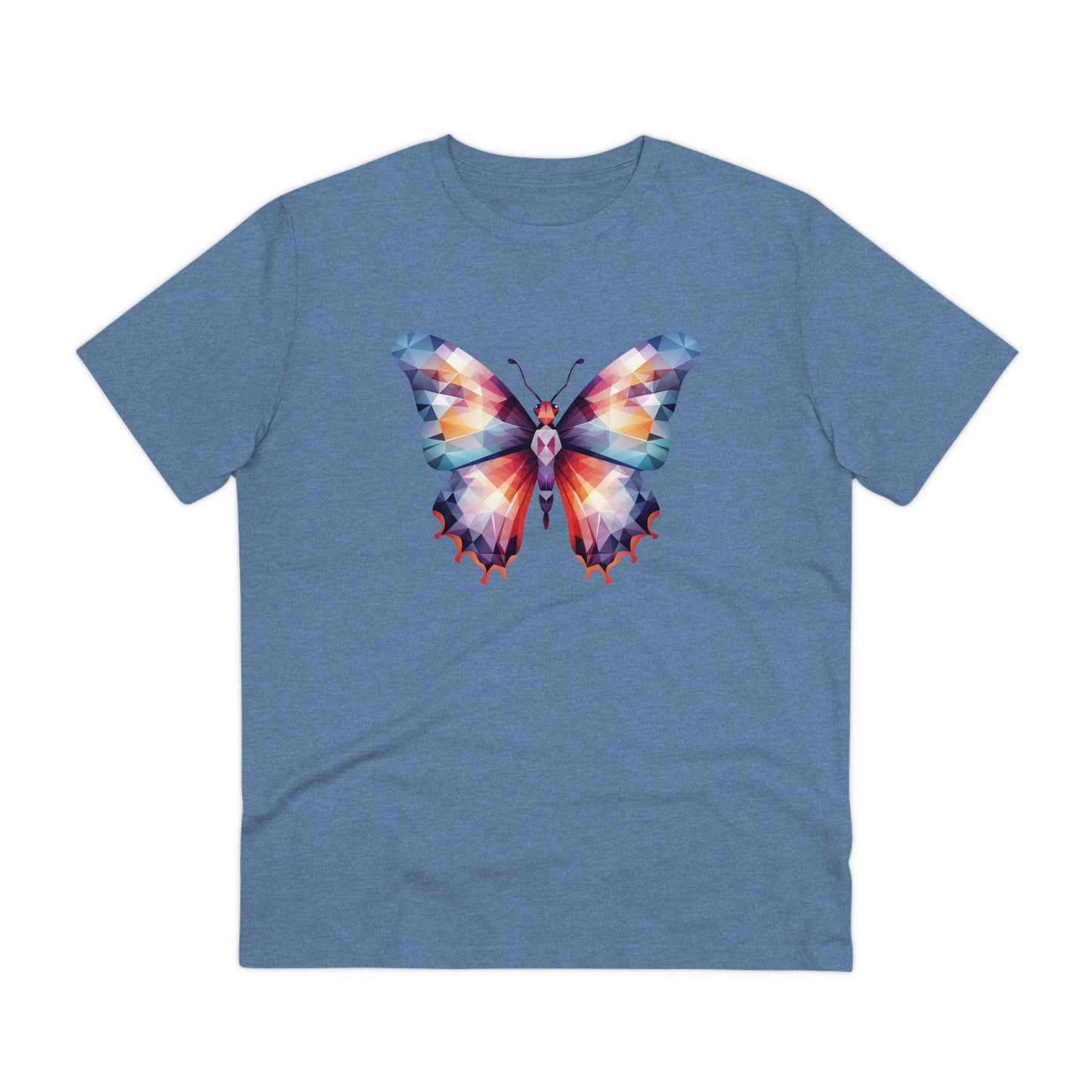 Butterfly Polygonal T-Shirt - Embrace Vibrant Transformation