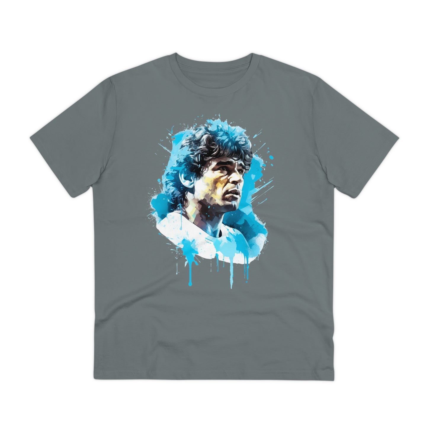 Diego Maradona Eco-Friendly T-shirt : Ethereal Watercolor