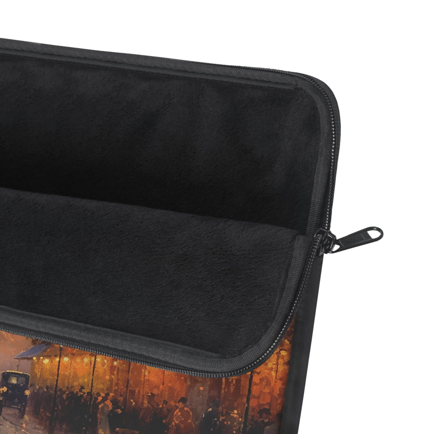 Parisian Sunset Laptop Sleeve - Experience the Charm of 19th Century Paris in Van Gogh Style