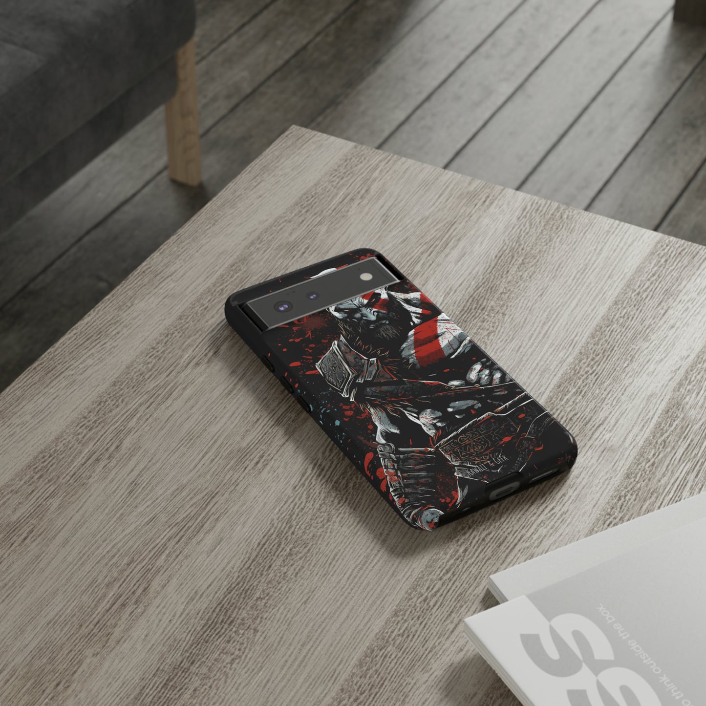 Kratos Tough Phone Case - Unleash the Power of the God of War in Style