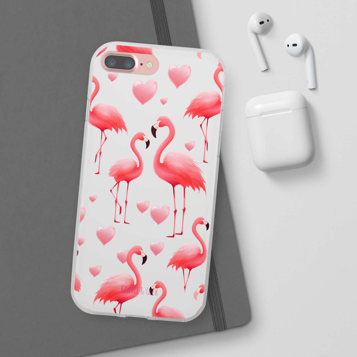 Pink Flamingo Elegance Flexi Phone case