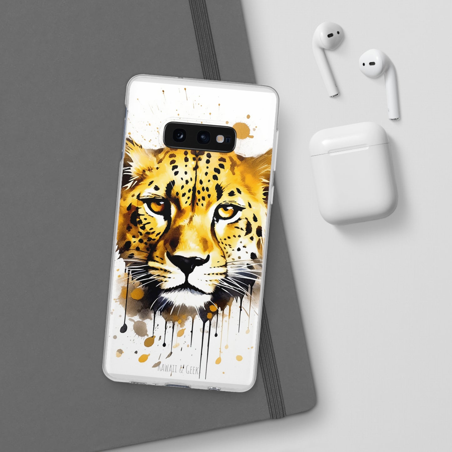 Cheetah Flexi Phone Case - Add a Touch of Elegance and Style to Your Device