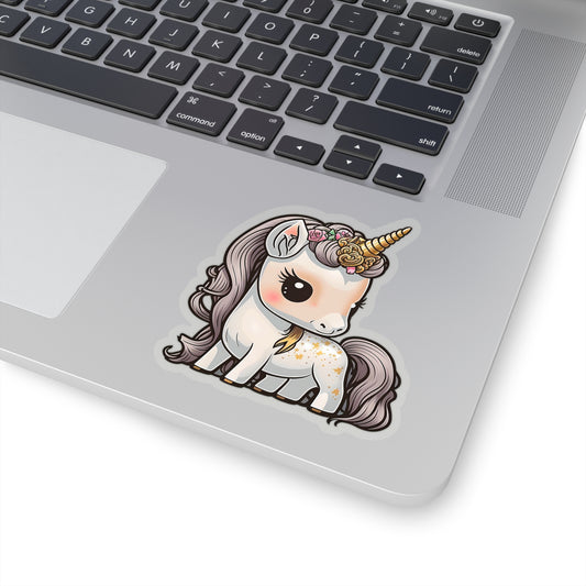 Cute Unicorn Sticker - Add Some Cutness and Poetic Style to Your Tech