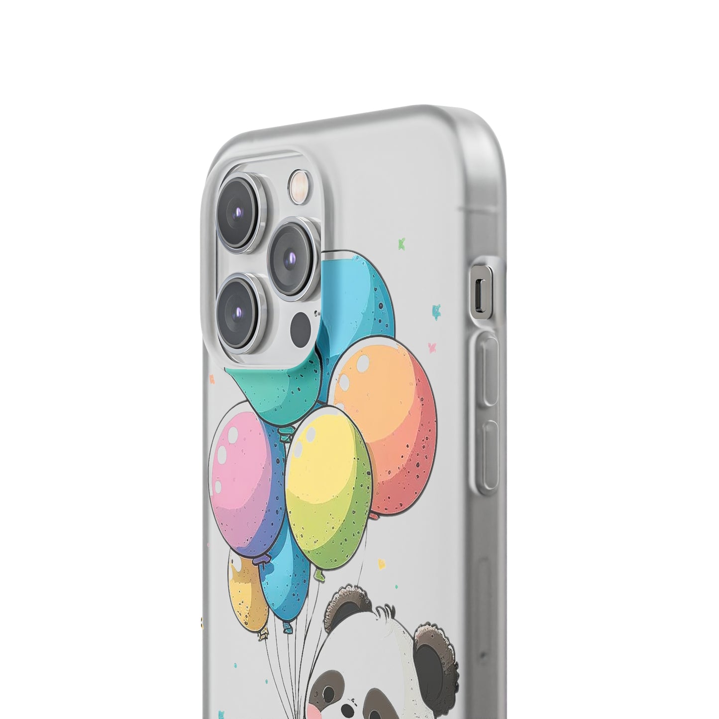 Cute Panda with Balloons flexi Smartphone Case - Add Some Adorable and Protective Style to Your Device