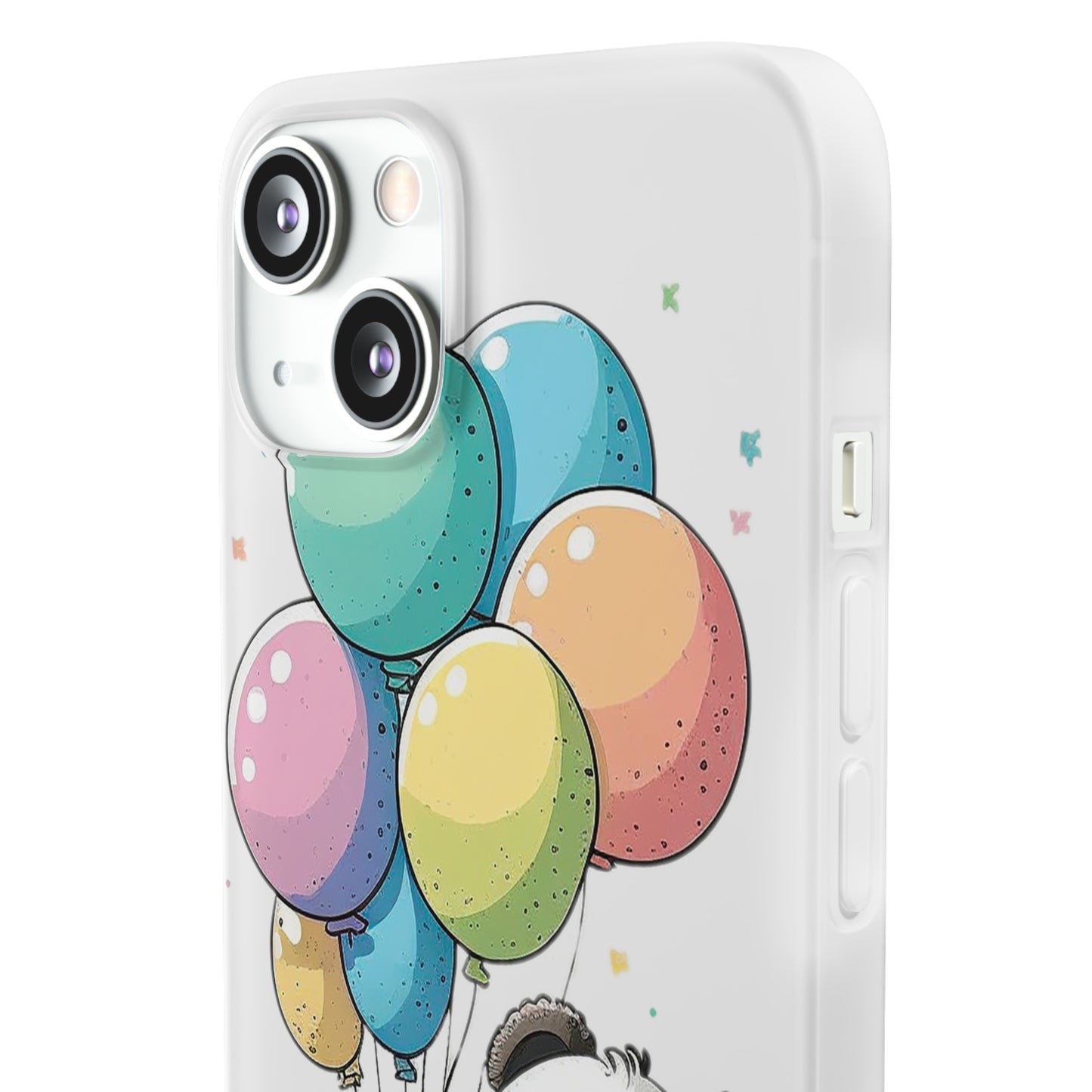 Cute Panda with Balloons flexi Smartphone Case - Add Some Adorable and Protective Style to Your Device