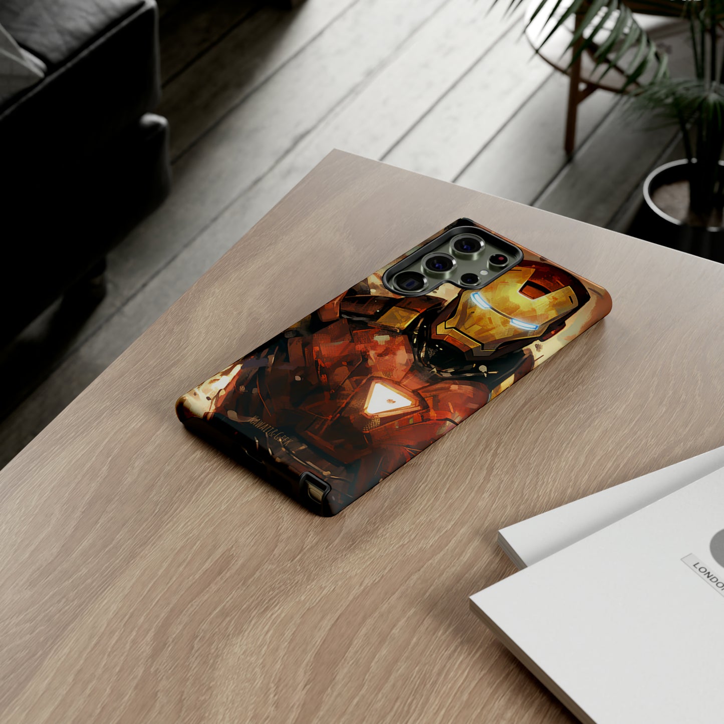 Iron Man Painting Tough Phone Case - Add Some Bold and Unique Style to Your Tech