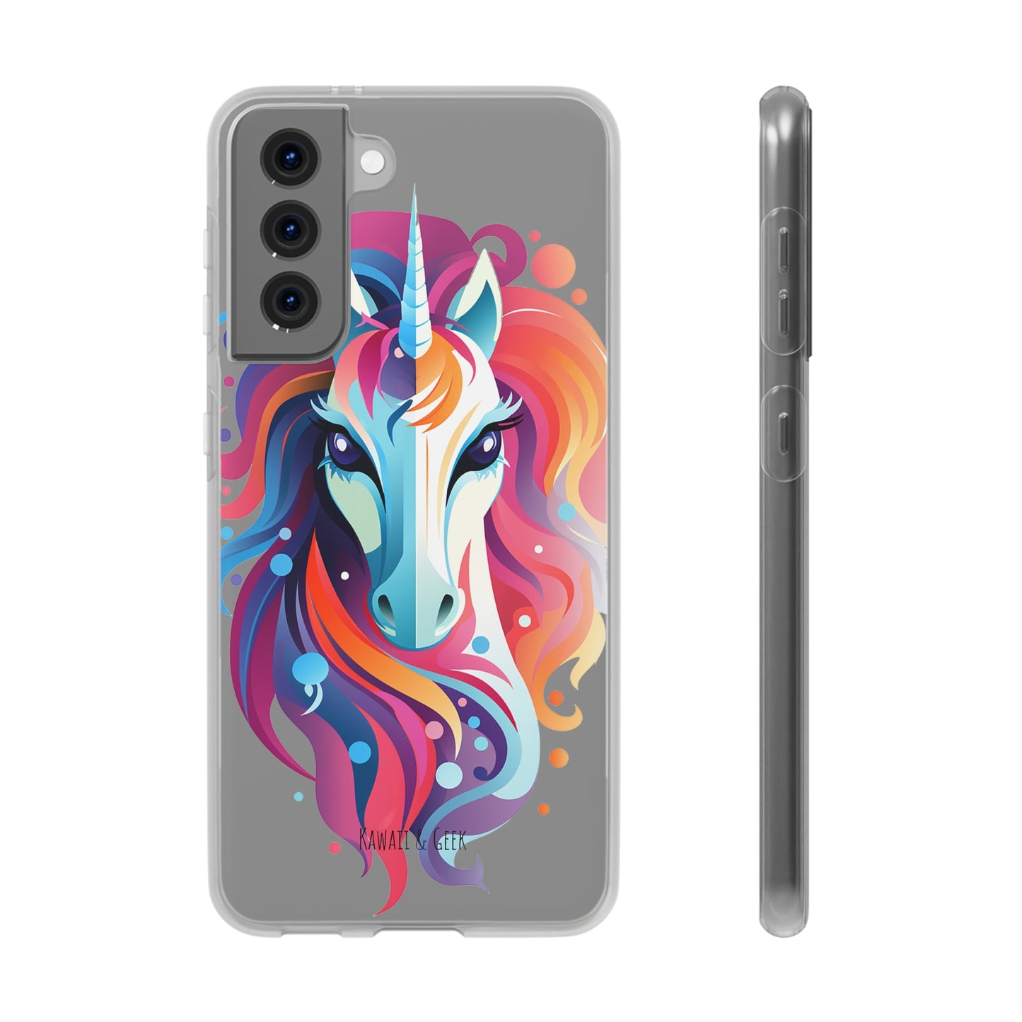 Ink Unicorn Flexi Transparent Phone Case