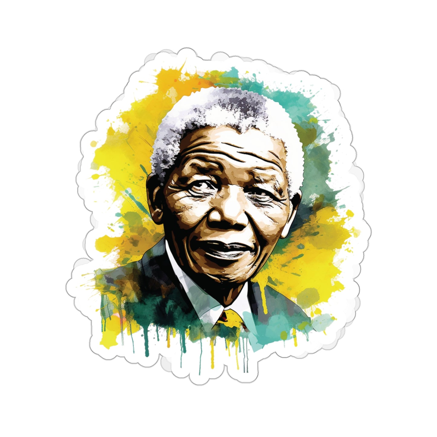 Nelson Mandela Sticker - Embrace the Legacy of an Inspirational Leader