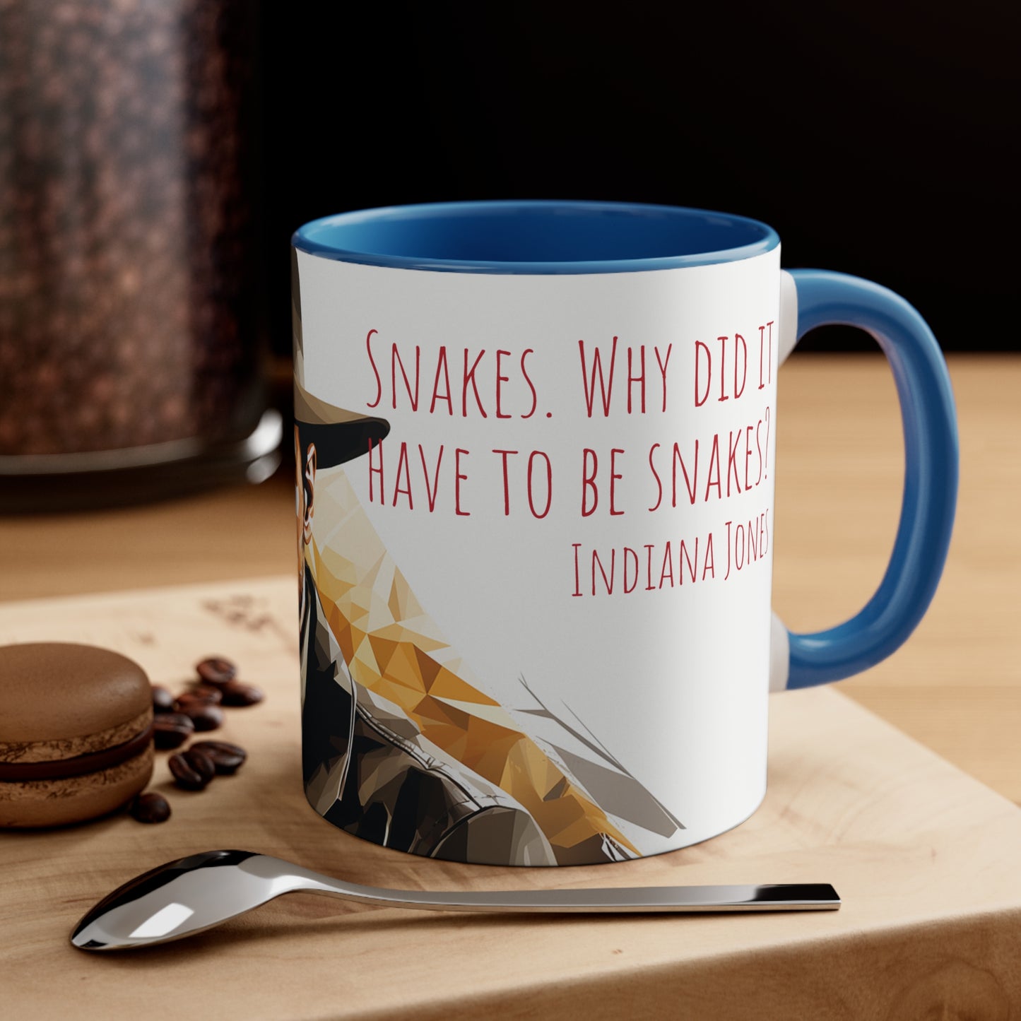 Indiana Jones Mug - Embrace the Adventure: Snakes. Why Did It Have to Be Snakes?