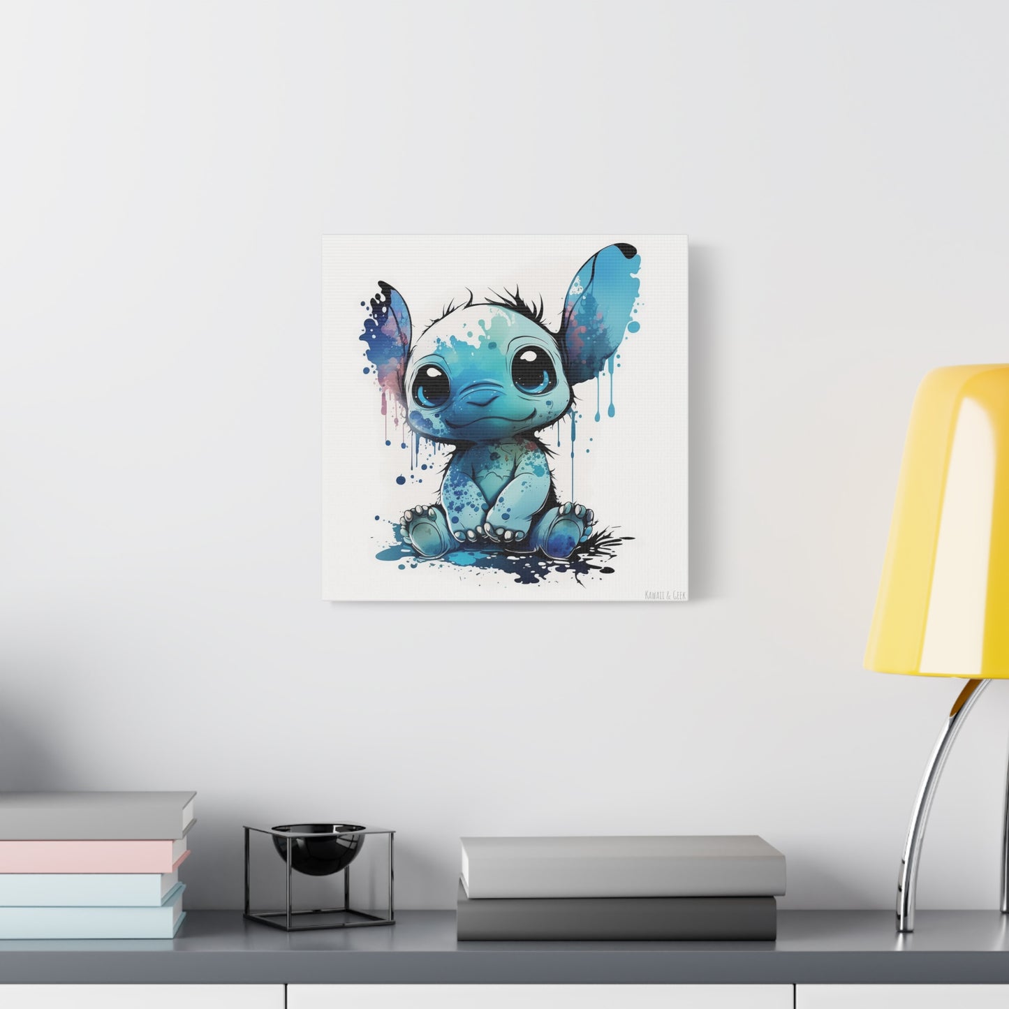 Cute Baby Stitch Canva - Add Whimsical Charm to Your Wall Decor