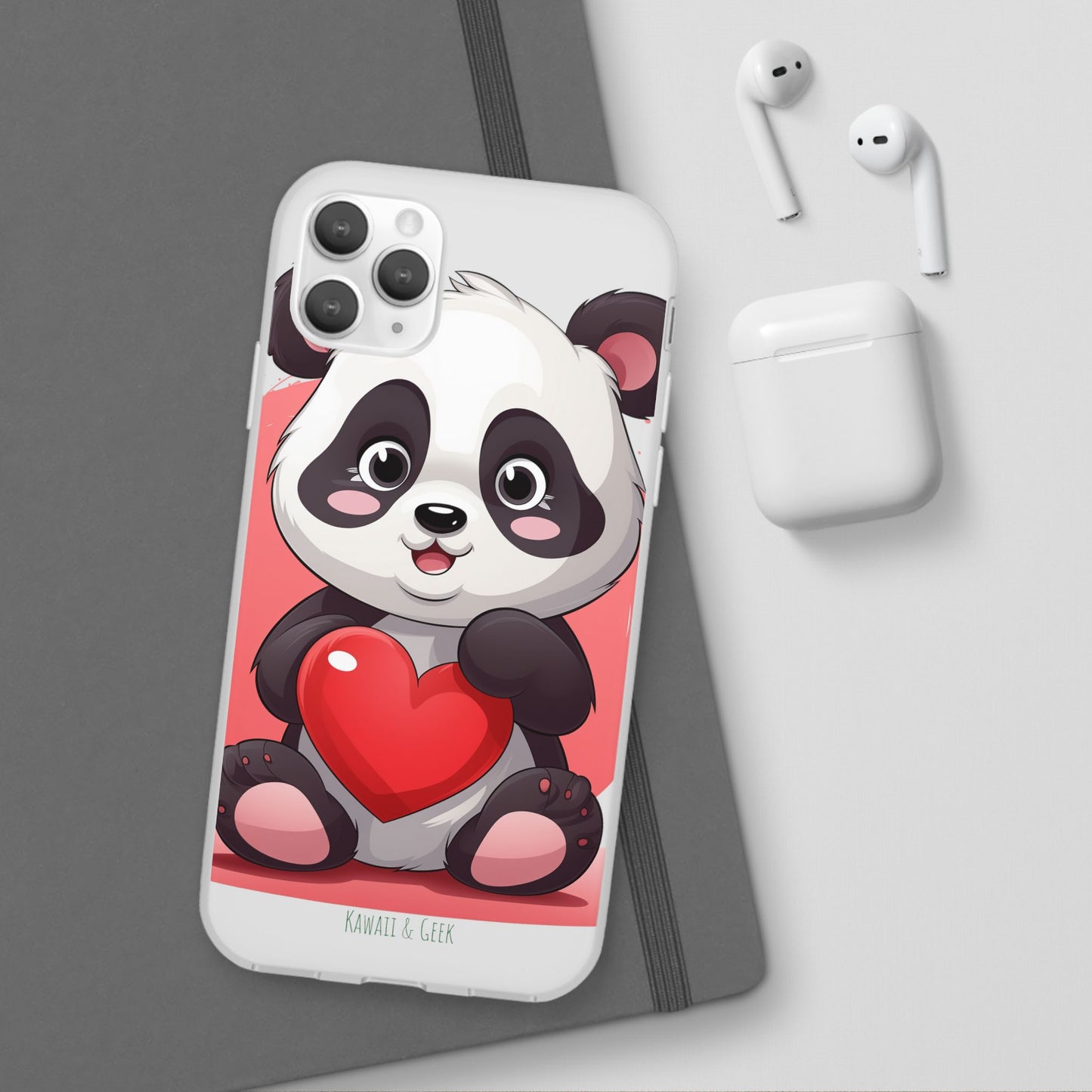 Heart Panda Flexi Case
