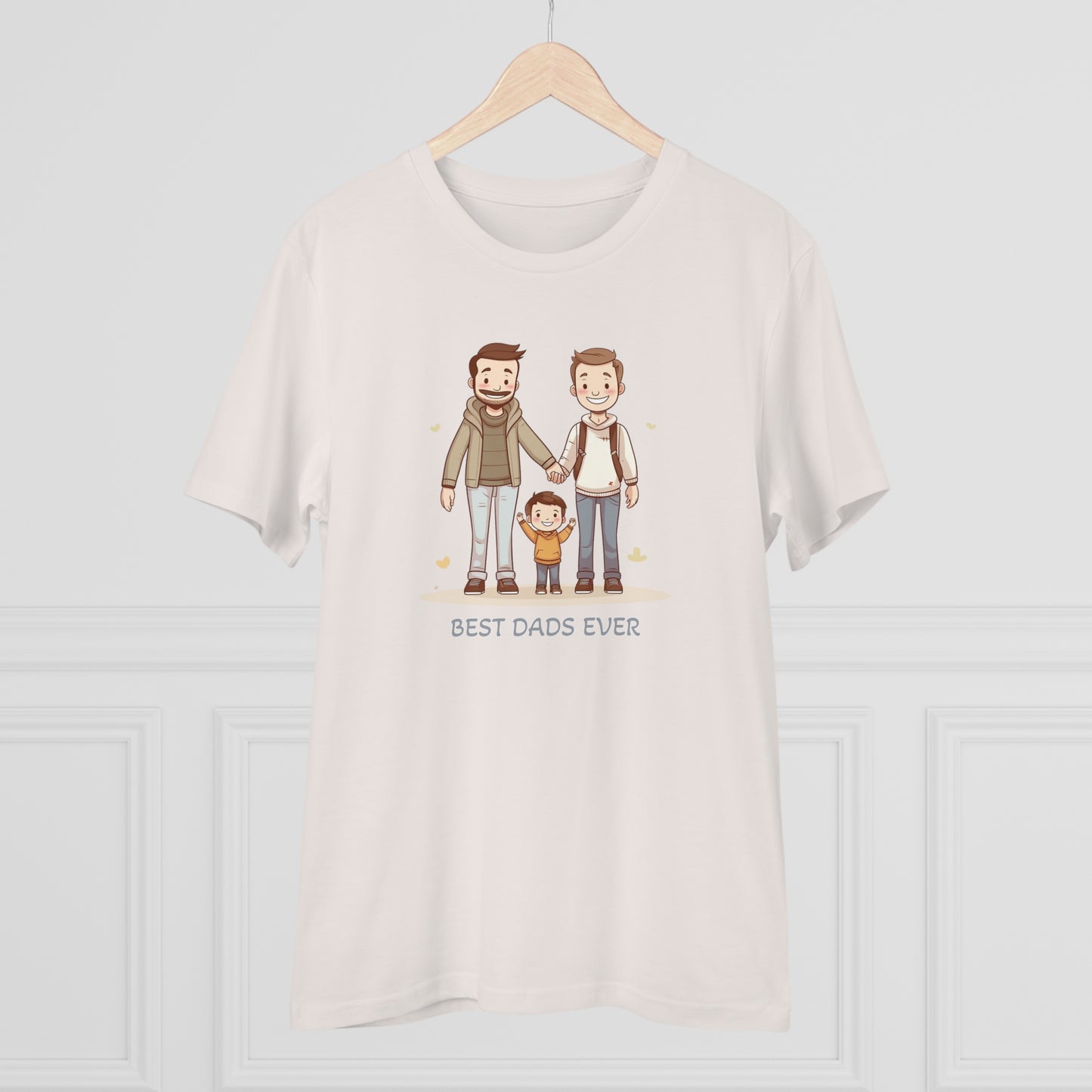 Best Dads Ever LGBT Father's Day T-Shirt - Celebrate Love, Family, and Sustainability