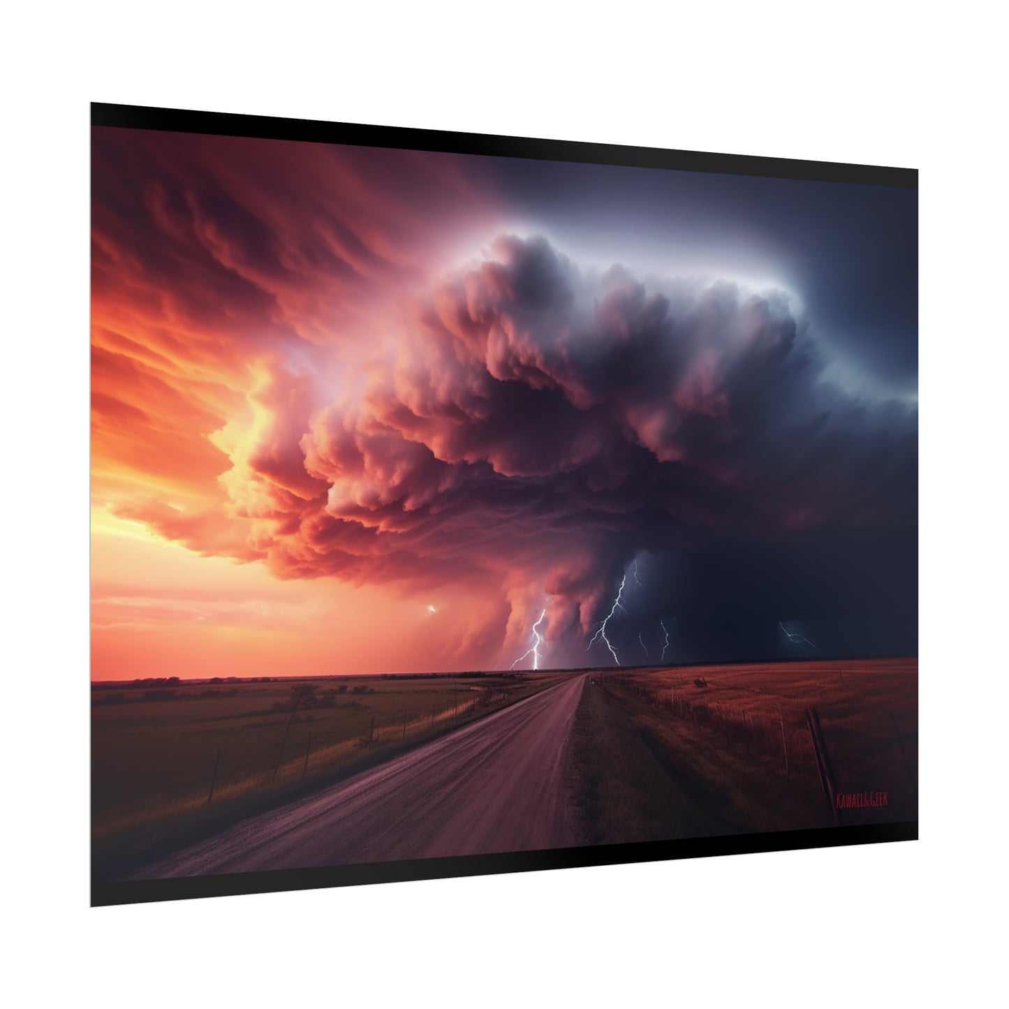 Unleash Nature's Fury: Supercell Storm Poster