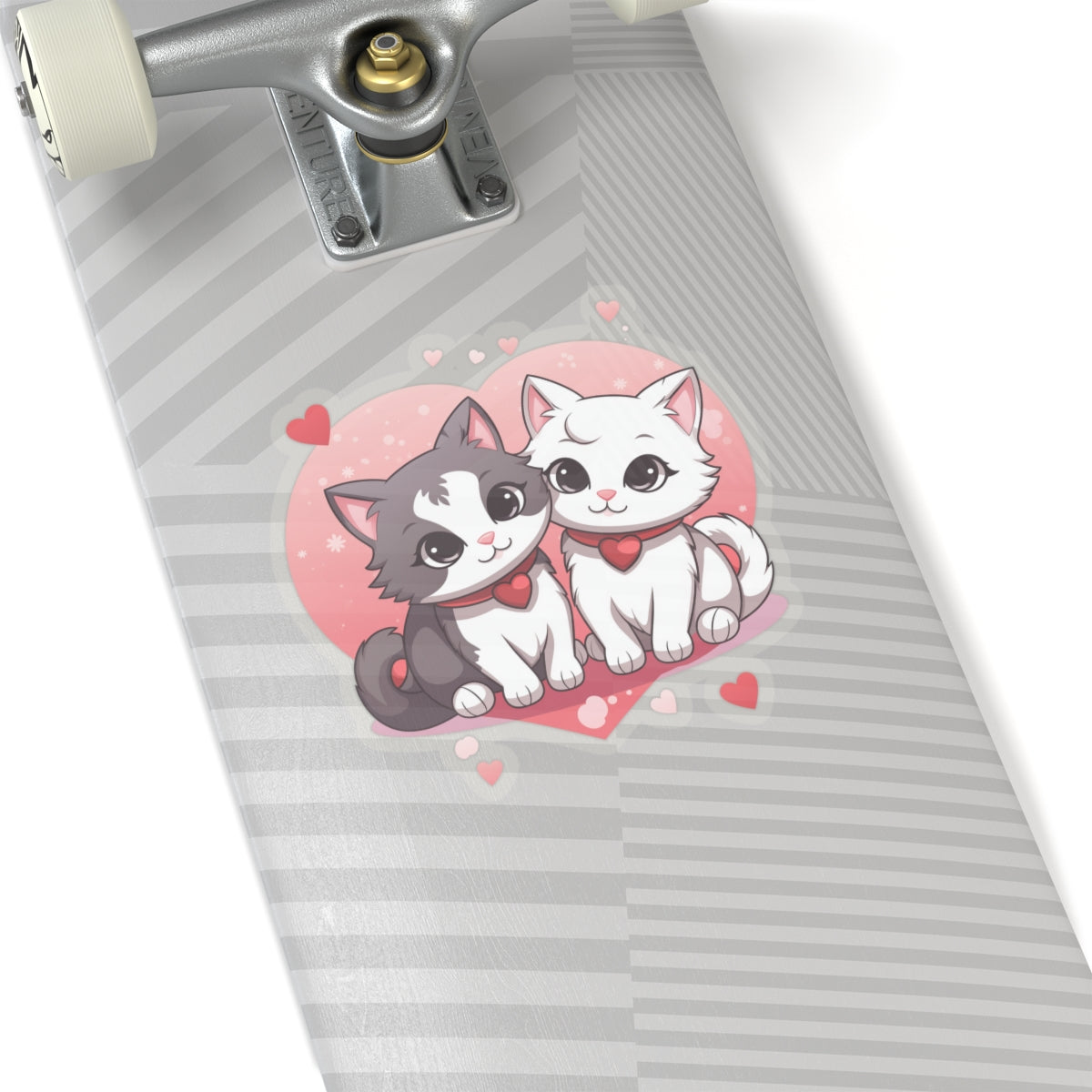 Valentine's Day Cute Cats Couple Sticker