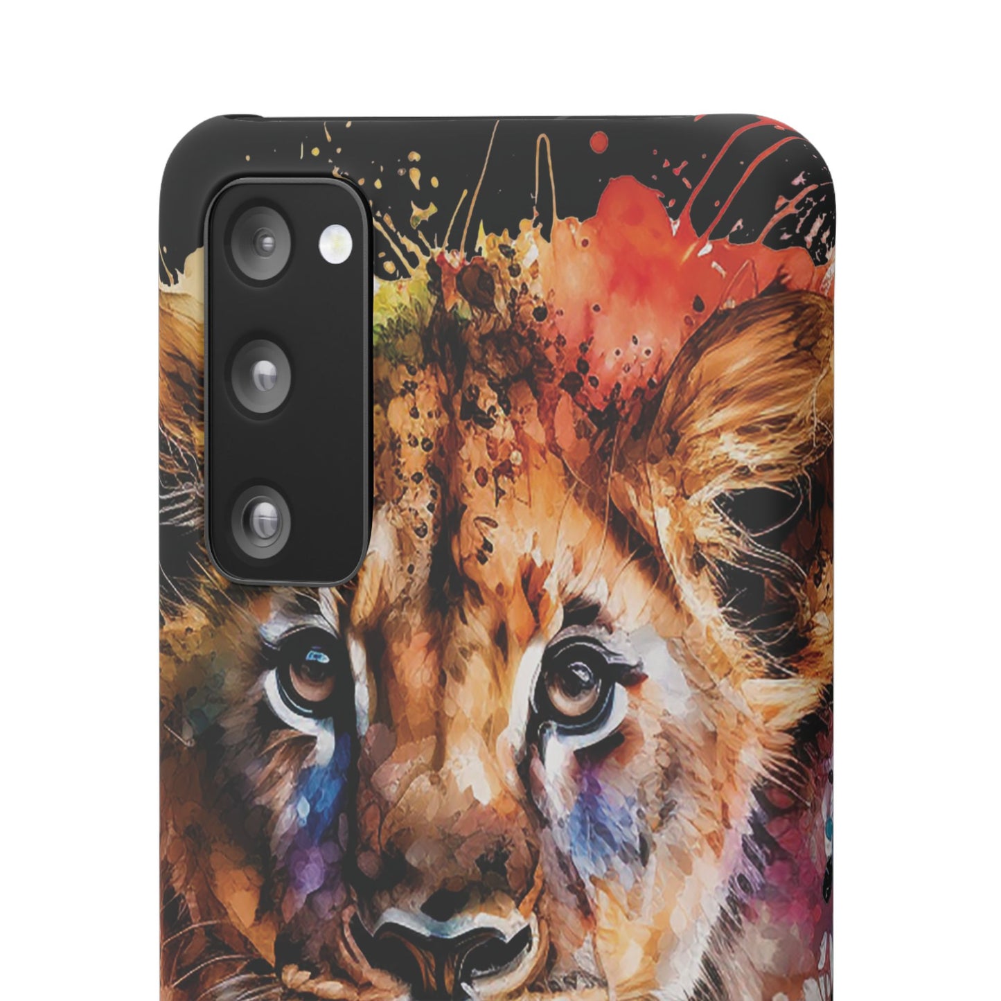 Phone Case Watercolor Lion Cub