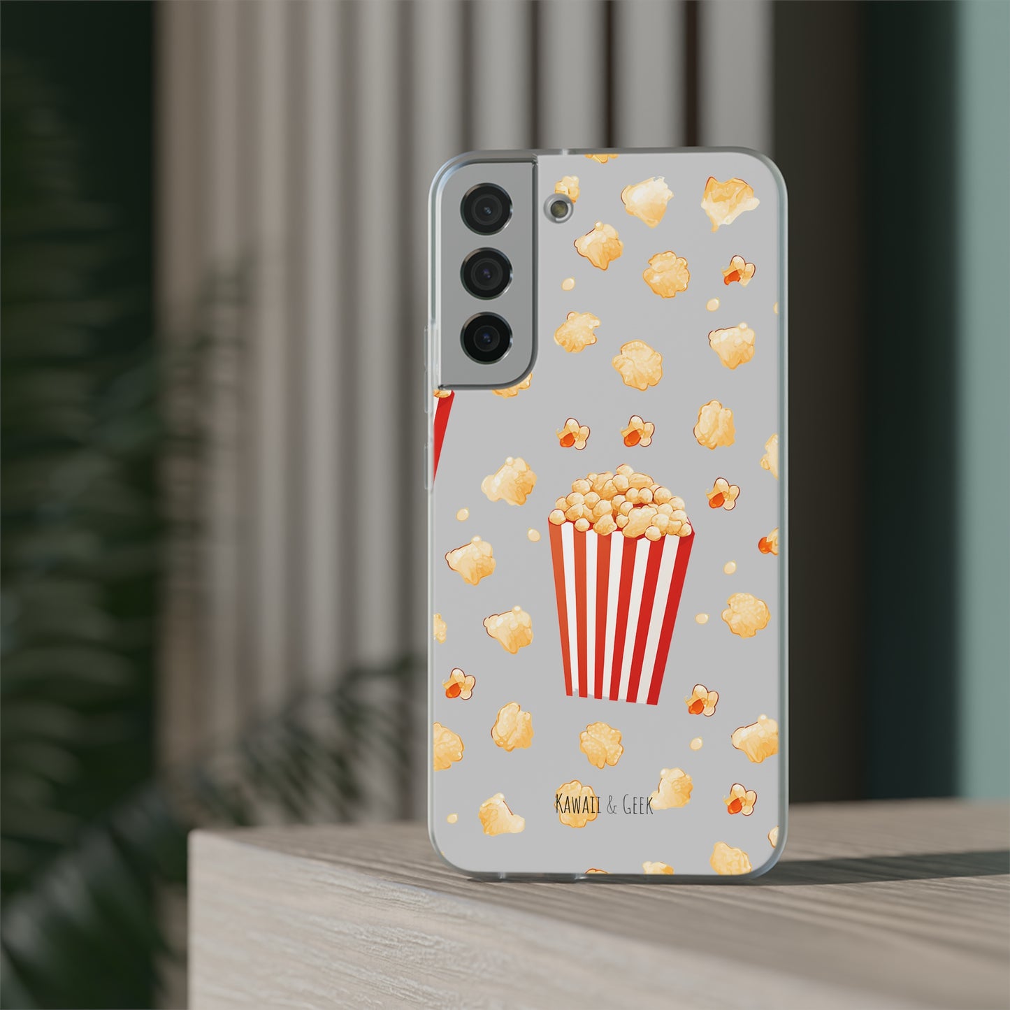 Popcorn Transparent Flexi Phone Case