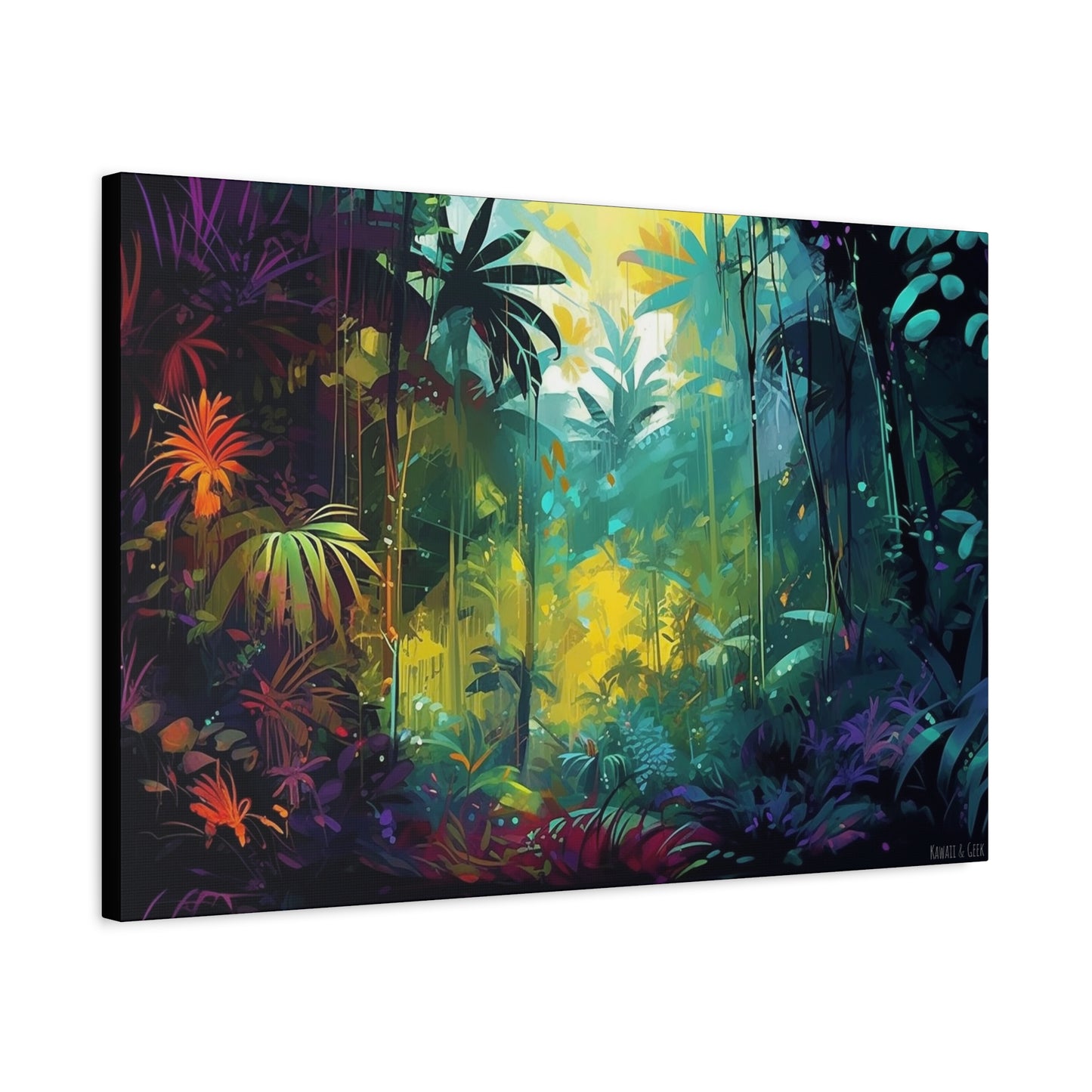 Magical Tropical Forest Canvas - Immerse Yourself in Nature's Enchanting Beauty