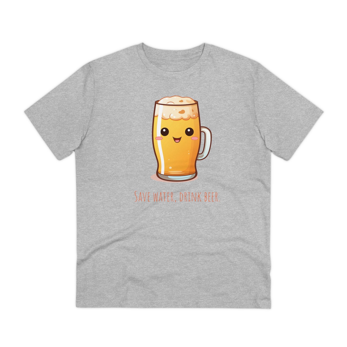 Eco-Friendly Unisex Beer T-Shirt - 'Save Water, Drink Beer'