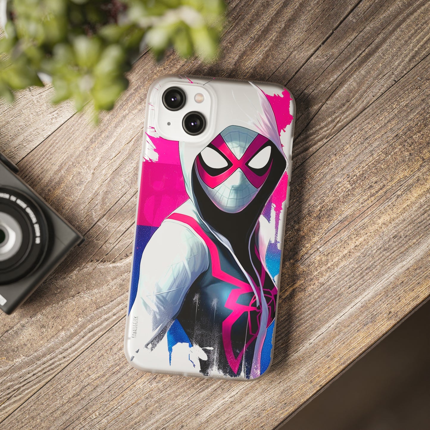 Spider Gwen in Flexi Phone Case - Add Some Colorful and Heroic Style to Your Phone